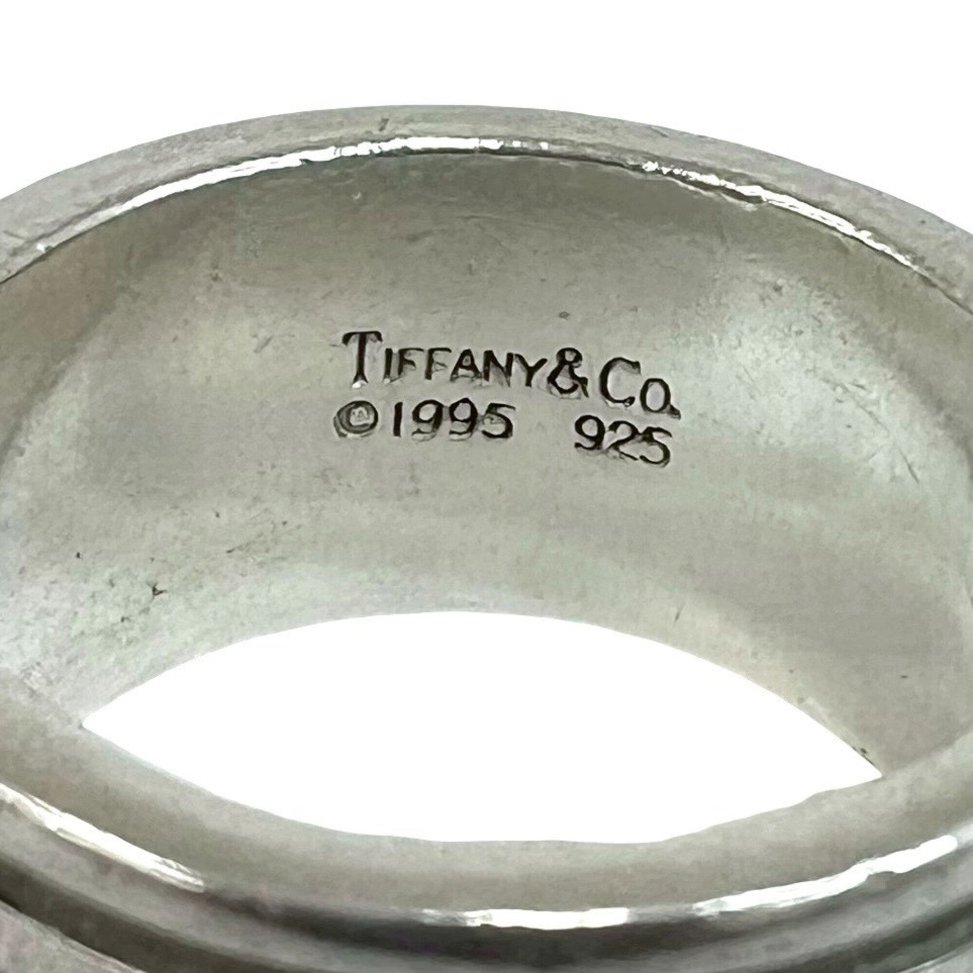 Tiffany Silver Silver 925 Band Ring (Pre-Owned)