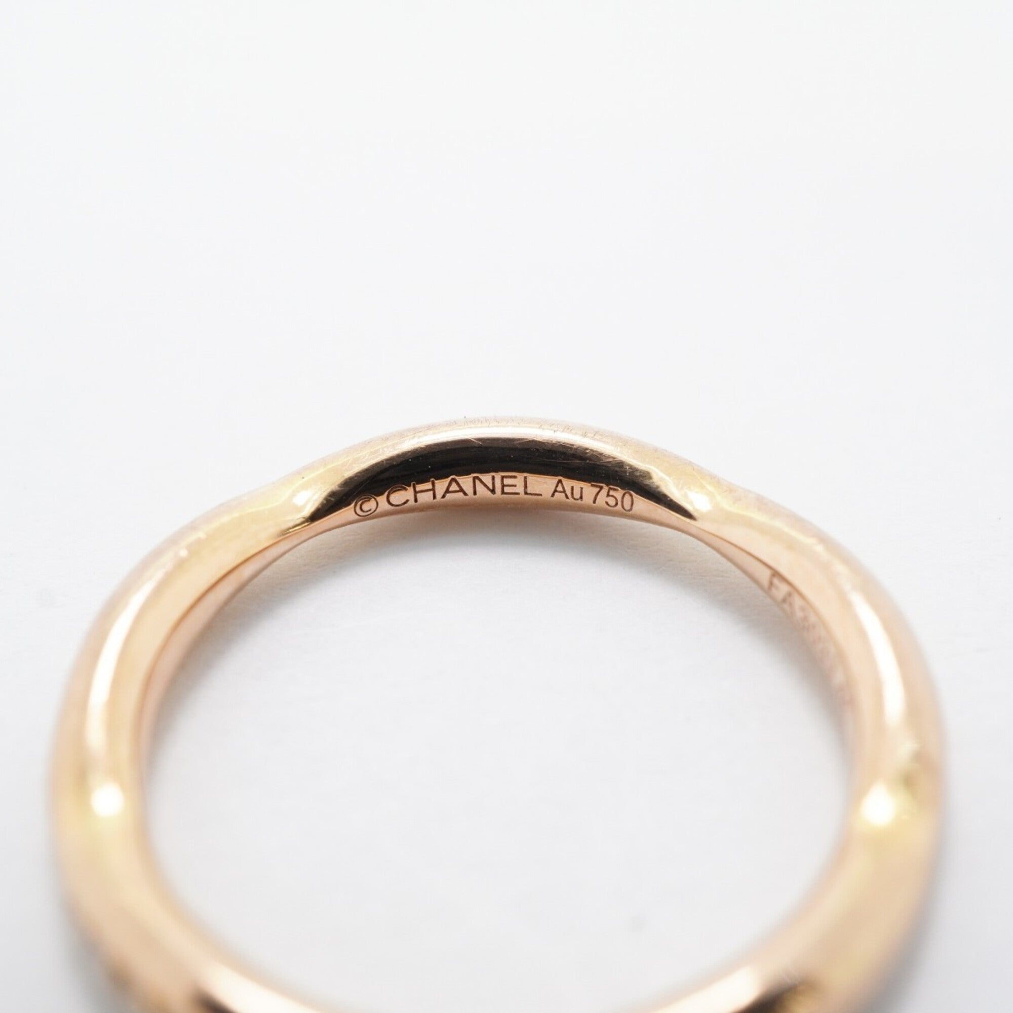 Chanel Pink Gold (18K) Band Ring (Pre-Owned)