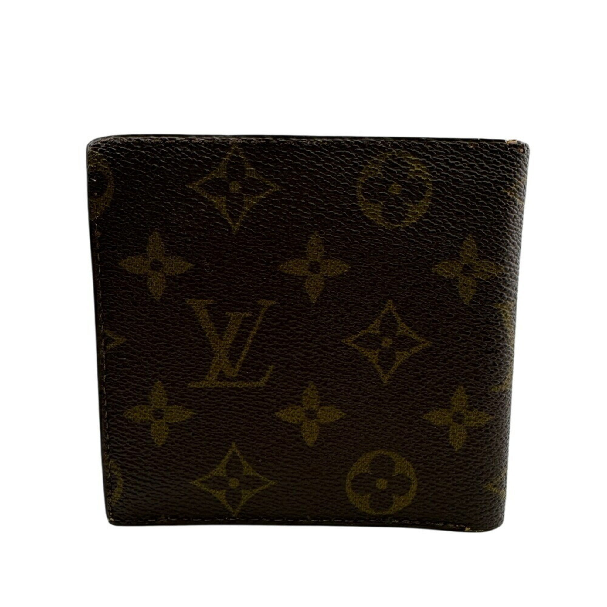 Louis Vuitton Brown Leather Wallet (Bi-Fold) (Pre-Owned)