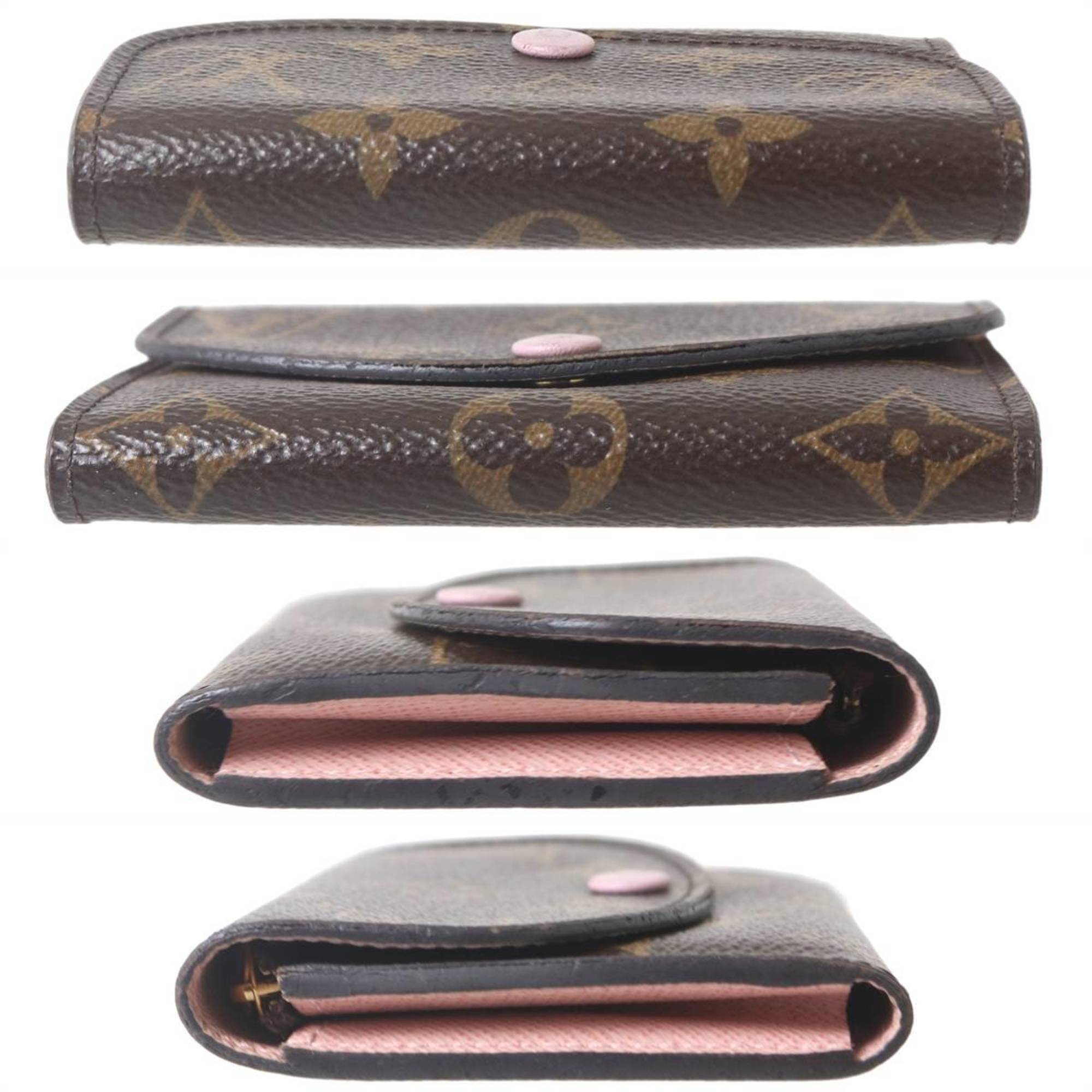 Louis Vuitton Monogram Rose Ballerine Monogram Coin Purse/Coin Case (Pre-Owned)