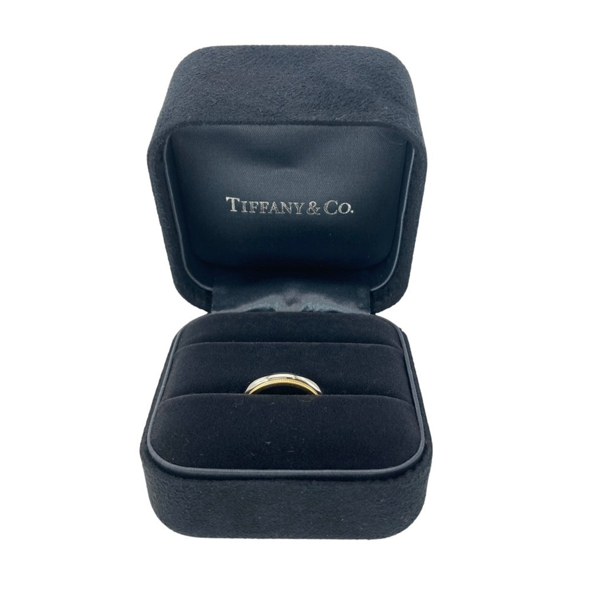 Tiffany Platinum Yellow Gold Yellow Gold (18K) Platinum 950 Band Ring (Pre-Owned)