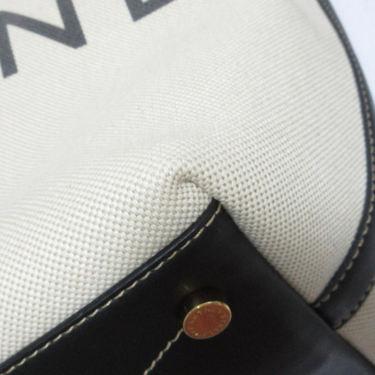 Stella Mccartney Beige Black Tote Bag (Pre-Owned)