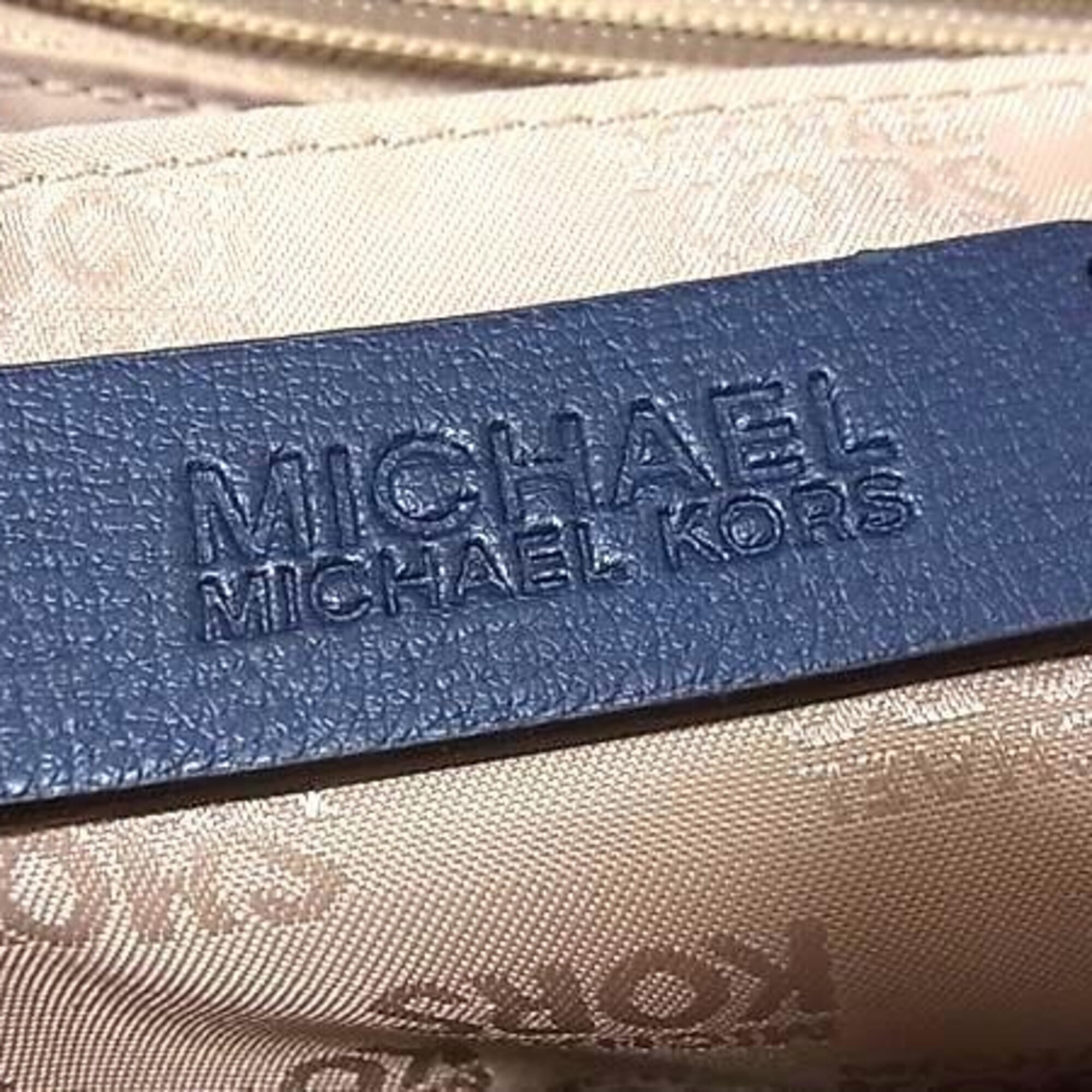 Michael Kors Blue Leather Handbag Shoulder Bag (Pre-Owned)
