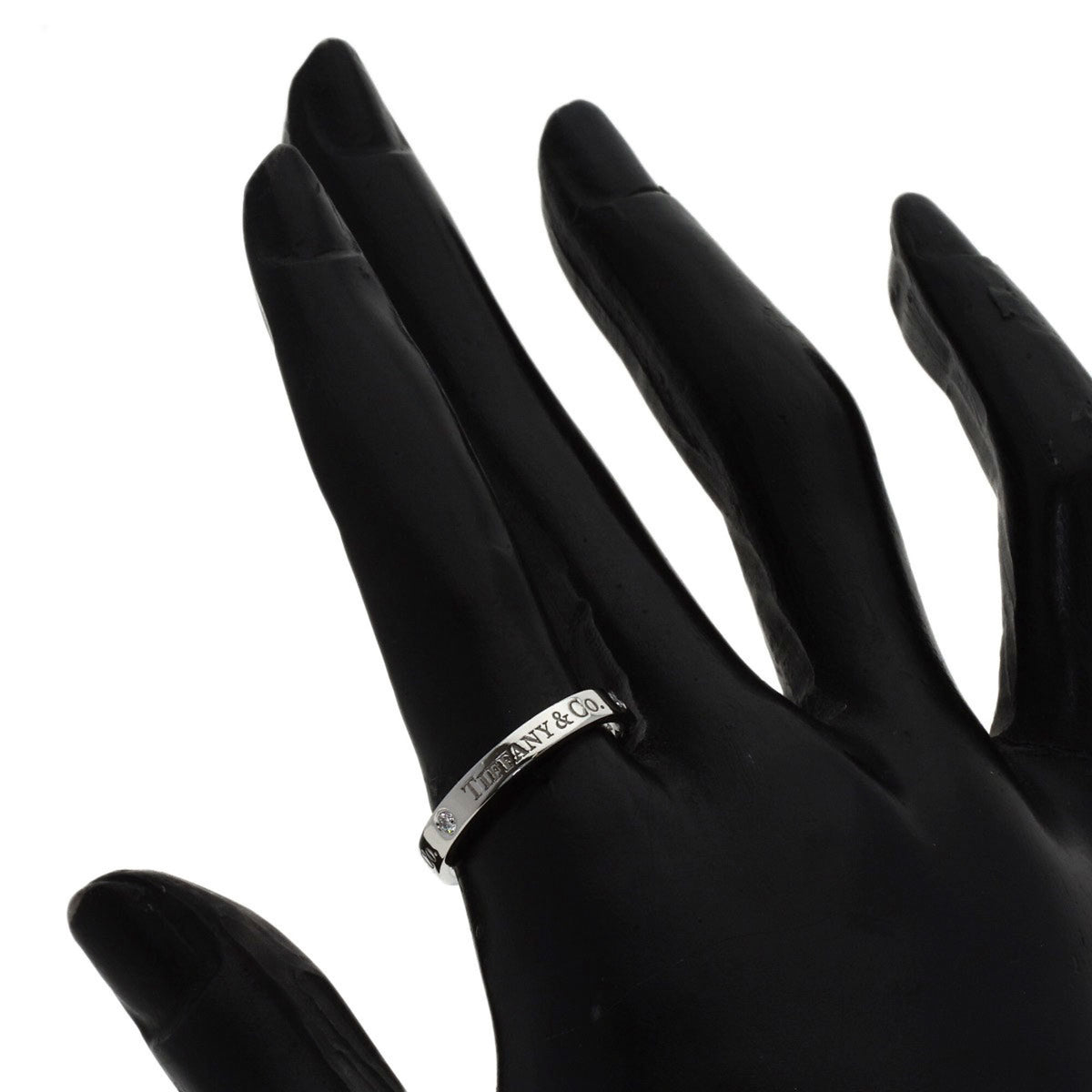 Tiffany Platinum 950 Band Ring (Pre-Owned)