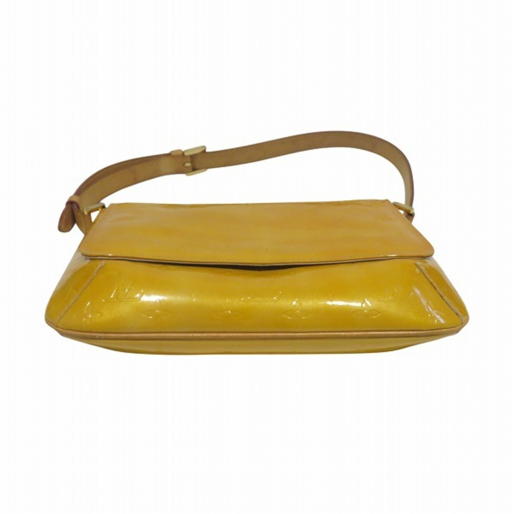 Louis Vuitton Jaune Leather Handbag Shoulder Bag (Pre-Owned)