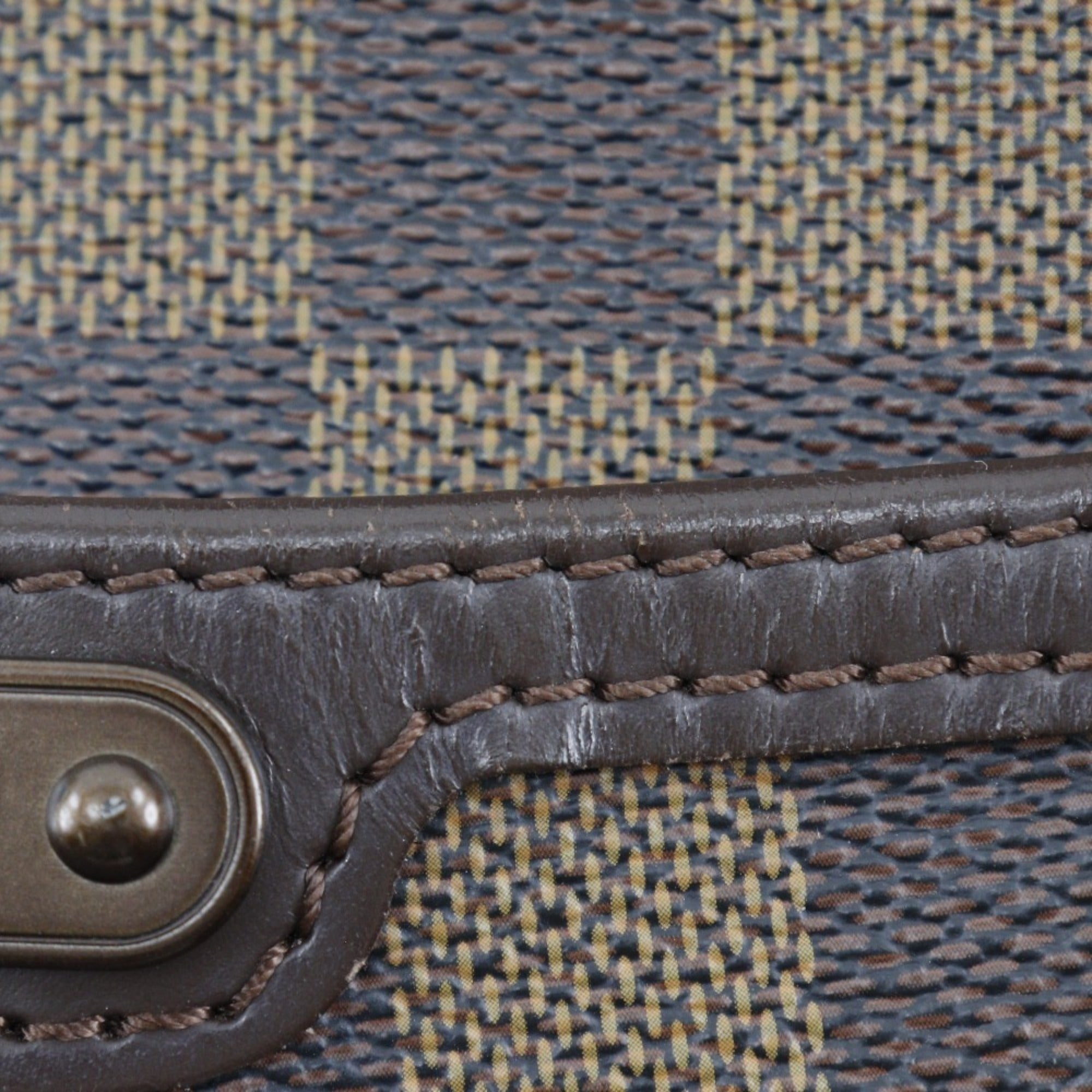 Louis Vuitton Brown Damier Canvas Shoulder Bag (Pre-Owned)