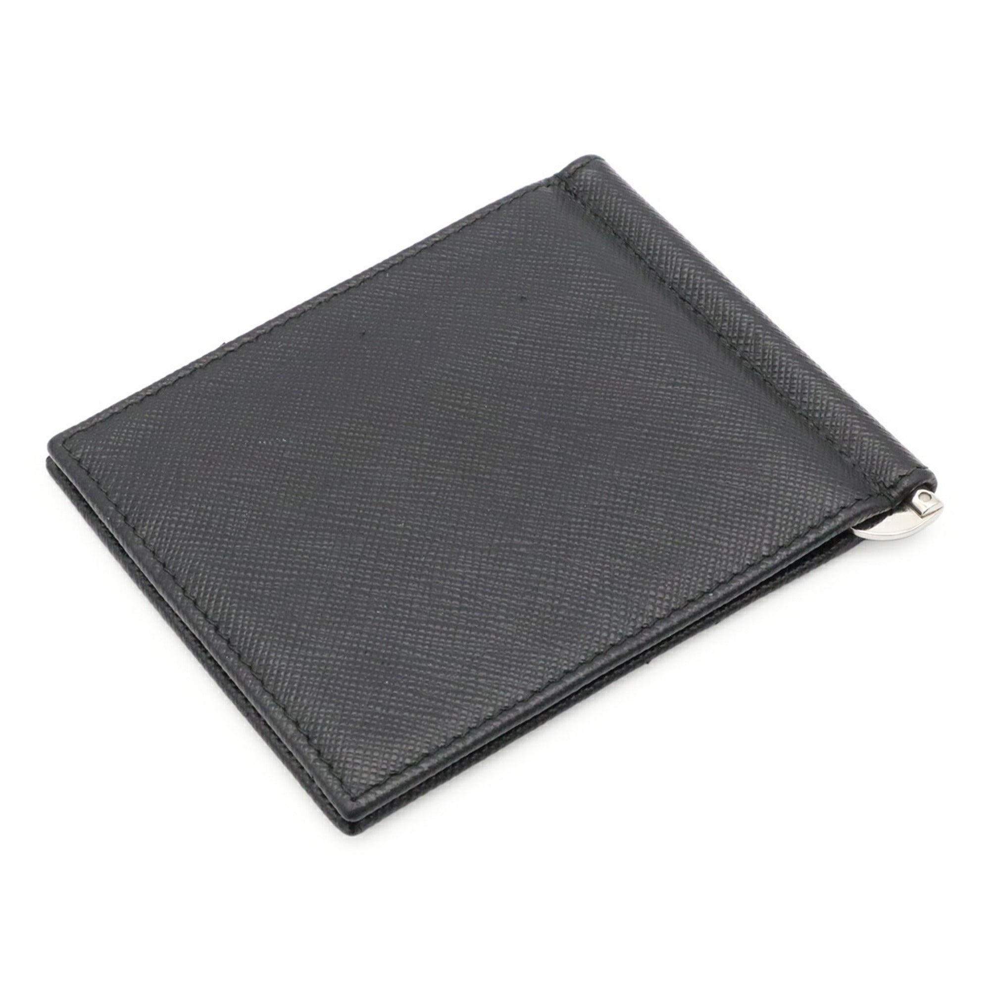 Prada Black Nero Leather Wallet (Bi-Fold) (Pre-Owned)
