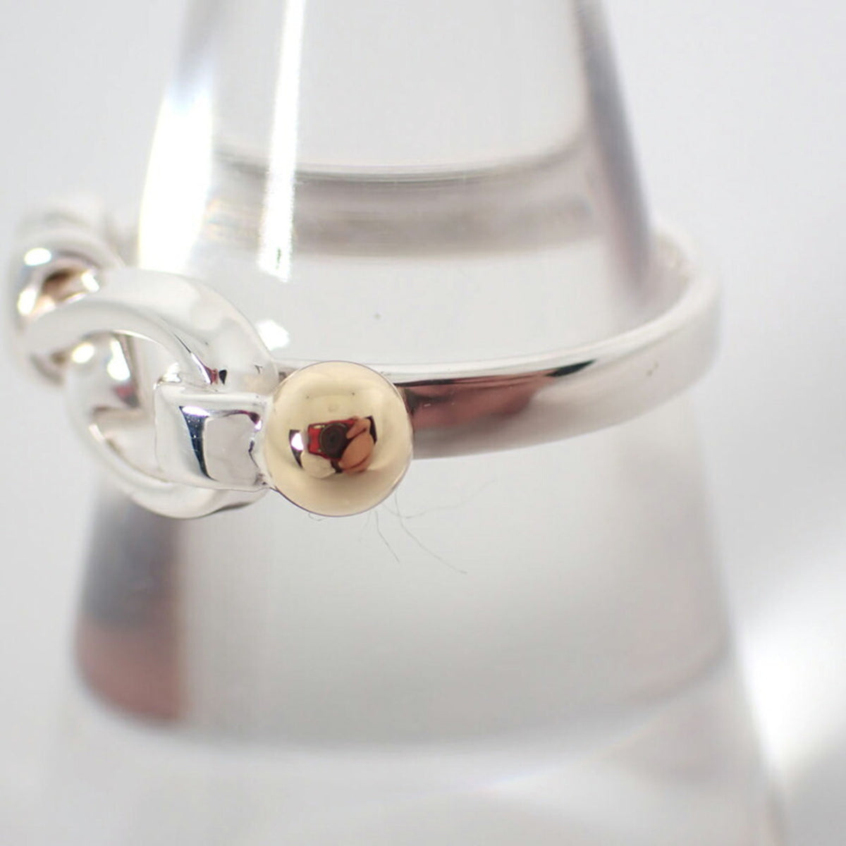 Tiffany Yellow Gold (18K) Sterling Silver 925 Band Ring (Pre-Owned)
