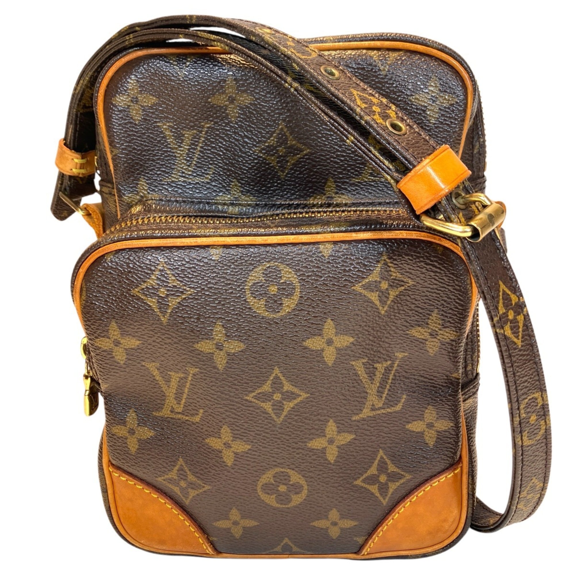 Louis Vuitton Brown Monogram Shoulder Bag (Pre-Owned)