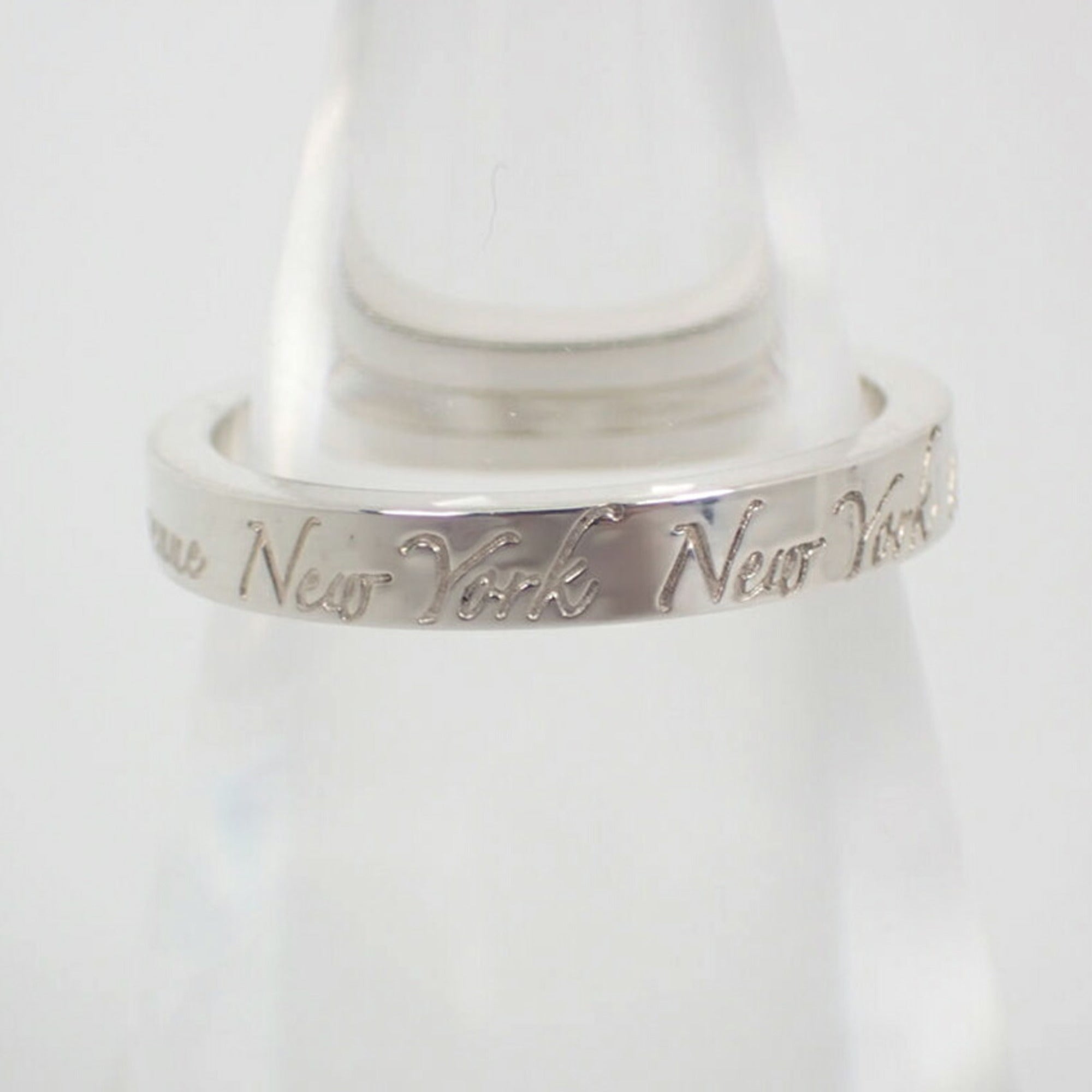 Tiffany Sterling Silver 925 Band Ring (Pre-Owned)
