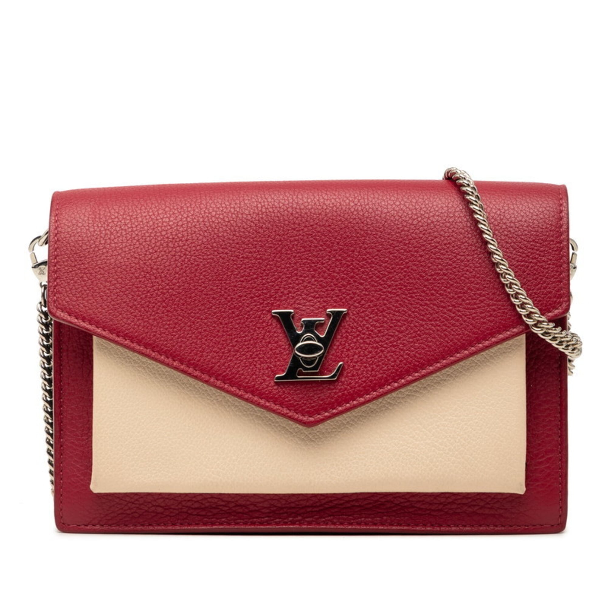 Louis Vuitton Beige Leather Pochette Shoulder Bag (Pre-Owned)
