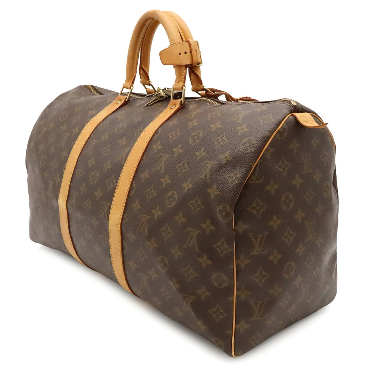 Louis Vuitton Brown Monogram Monogram Boston Bag Handbag (Pre-Owned)
