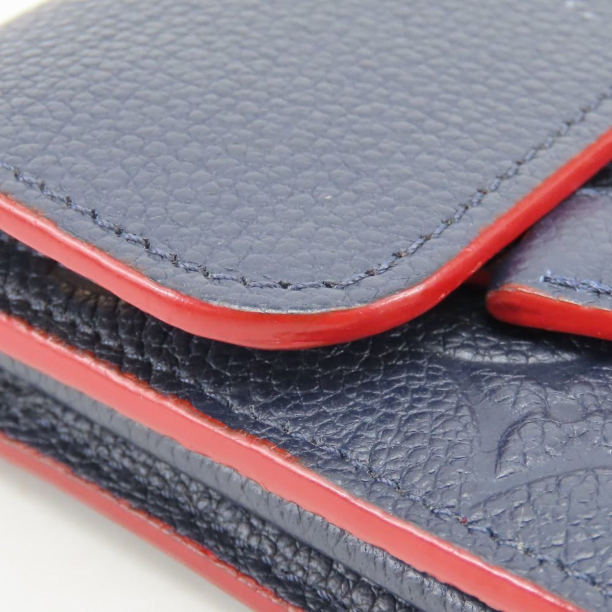 Louis Vuitton Galle Marine Rouge Monogram Empreinte Long Wallet (Bi-Fold) (Pre-Owned)
