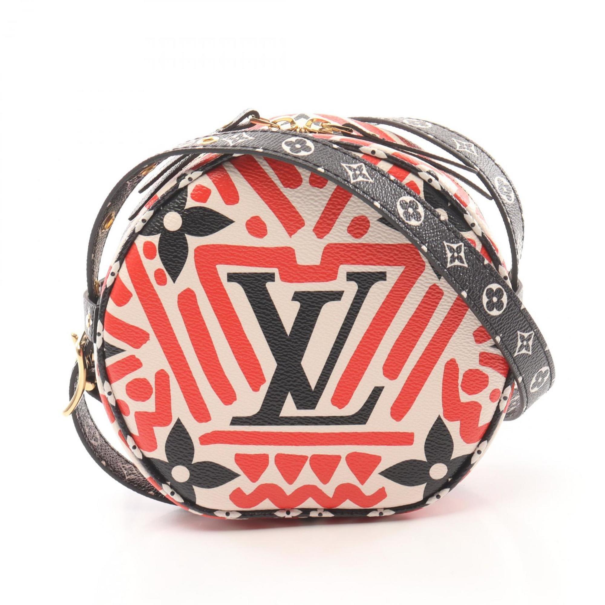 Louis Vuitton Black Multi-Color Red Color Coated Canvas Monogram Pvc Shoulder Bag (Pre-Owned)