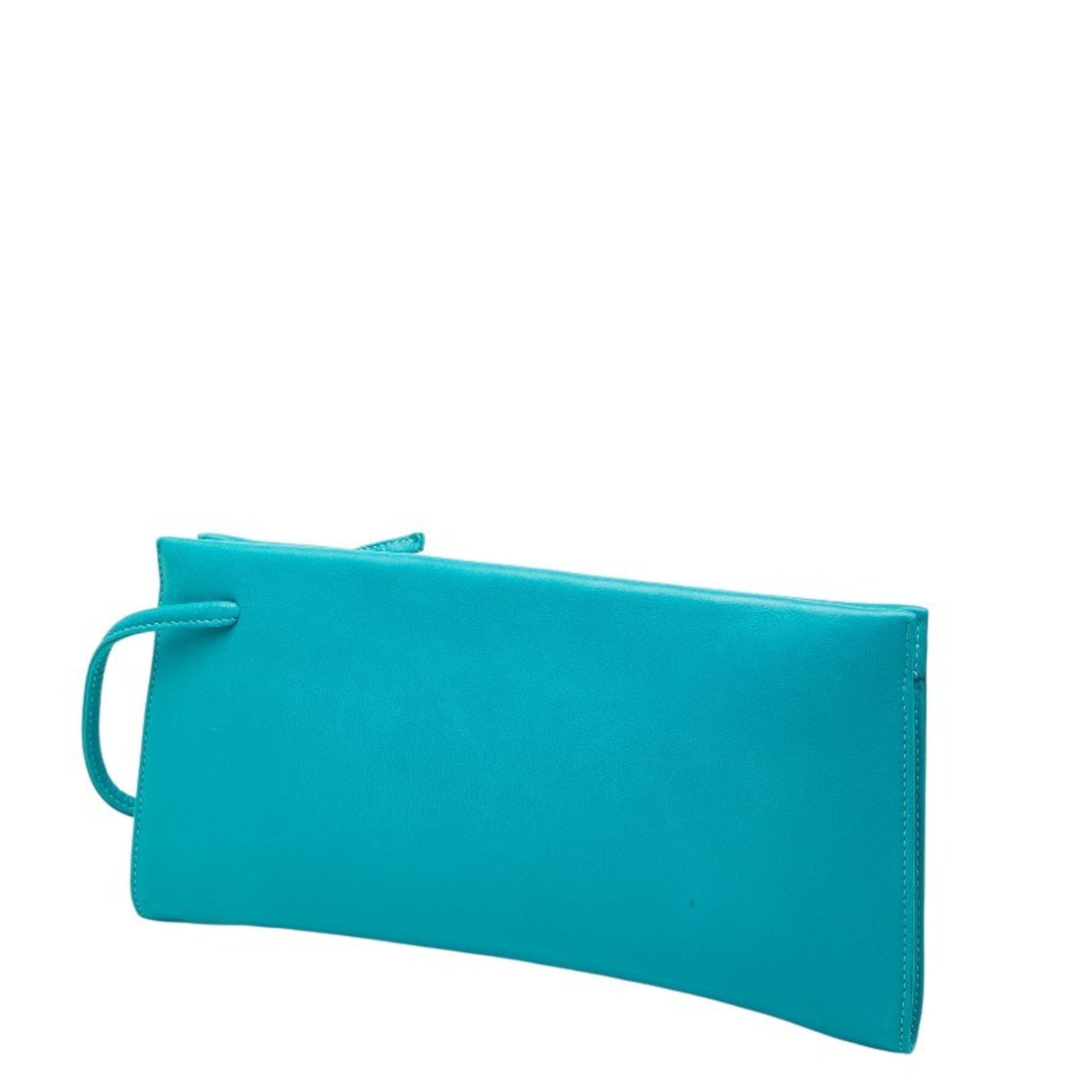 Loewe Blue Green Leather Clutch Bag (Pre-Owned)