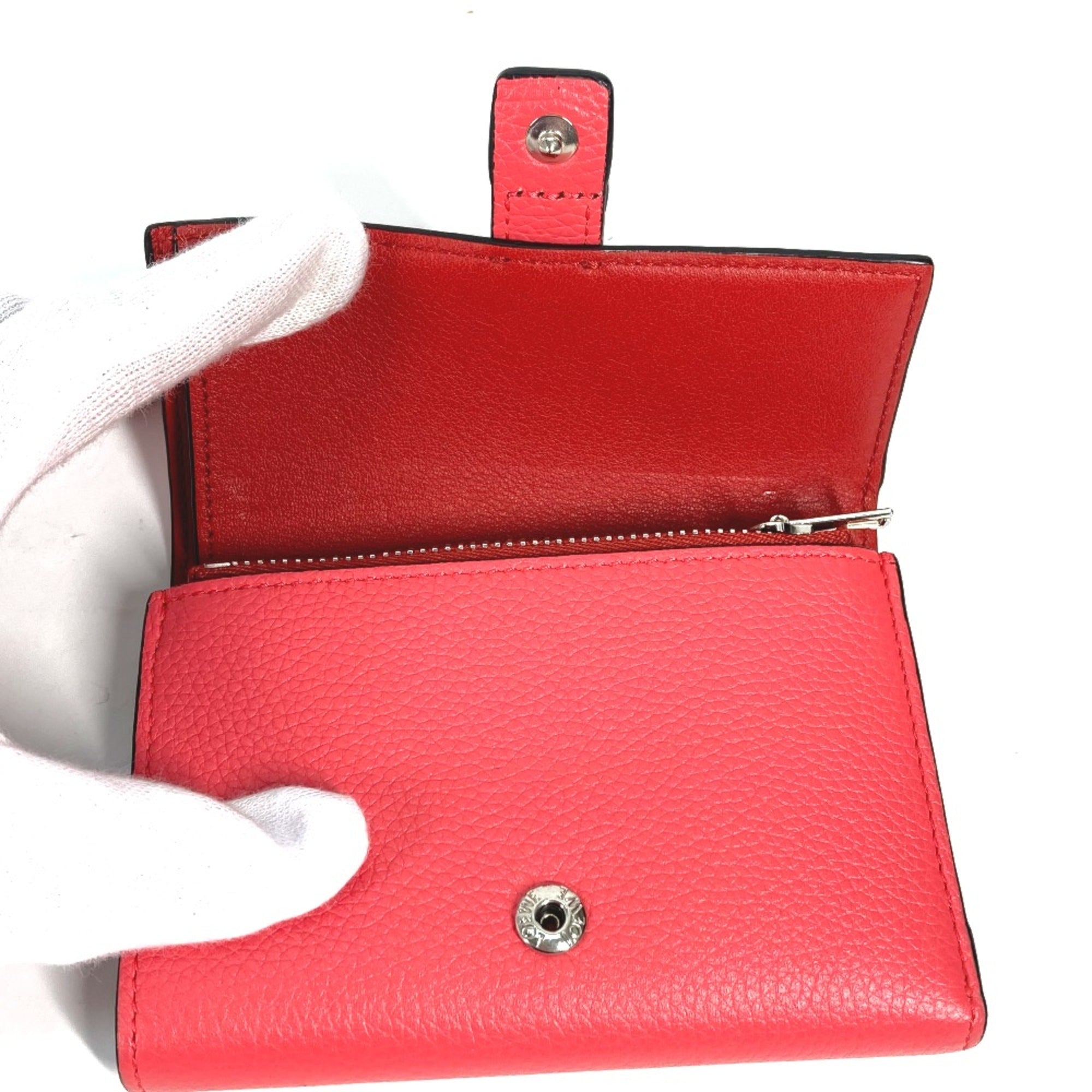 Loewe Pink Leather Wallet (Tri-Fold) (Pre-Owned)