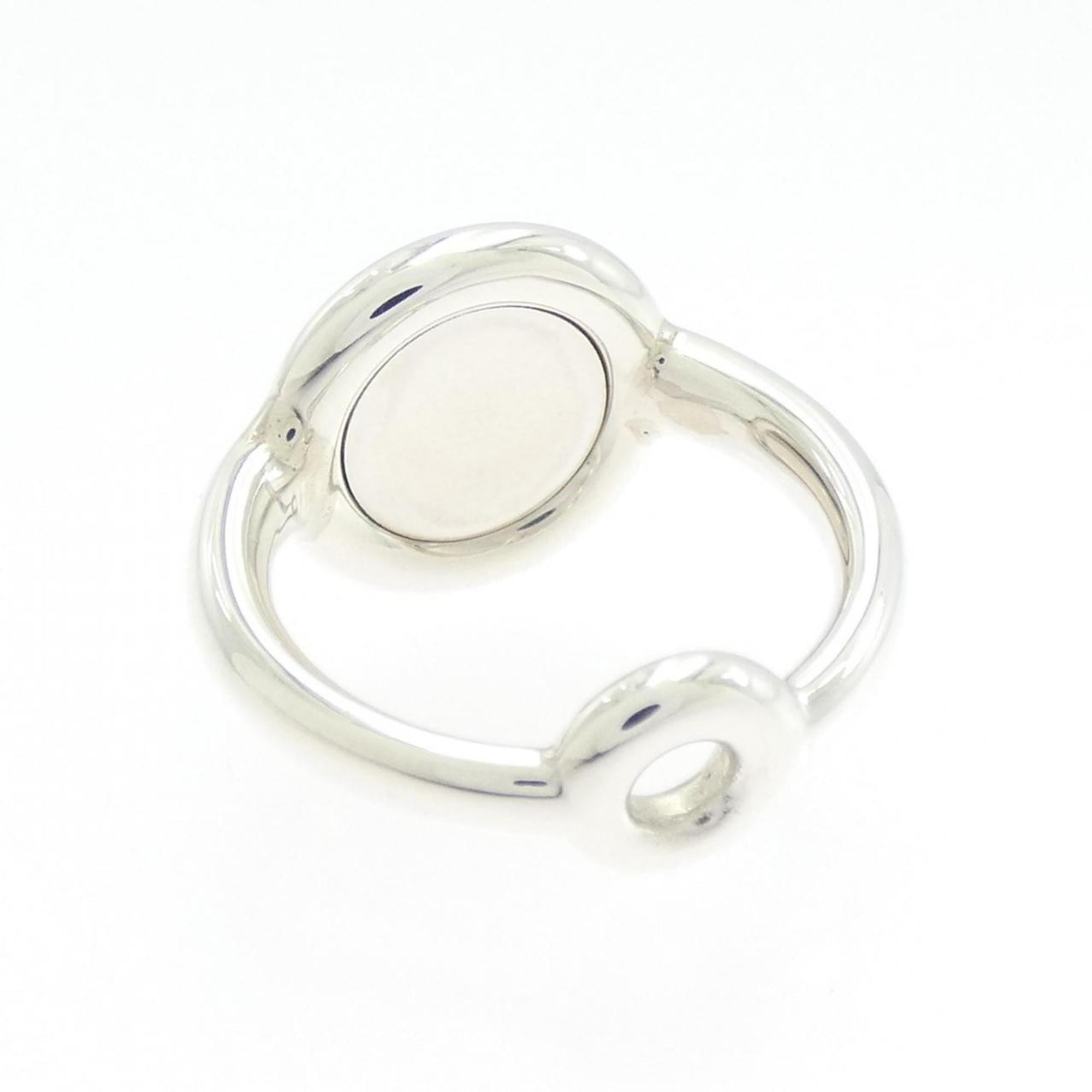 Hermes Silver 925 Band Ring (Pre-Owned)