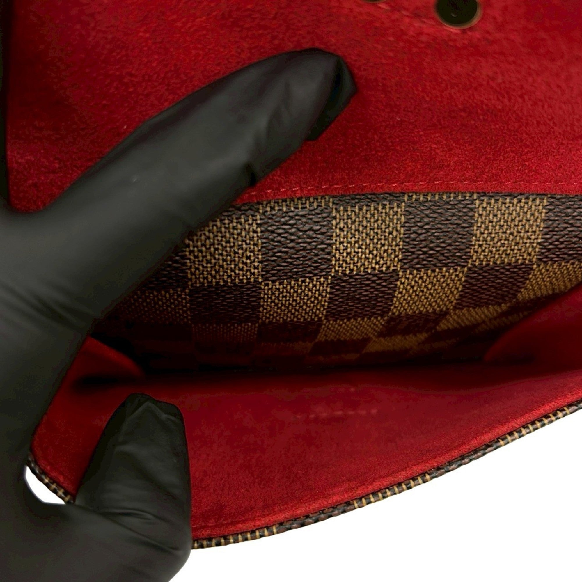 Louis Vuitton Brown Leather Pvc Boston Bag Handbag Tote Bag (Pre-Owned)