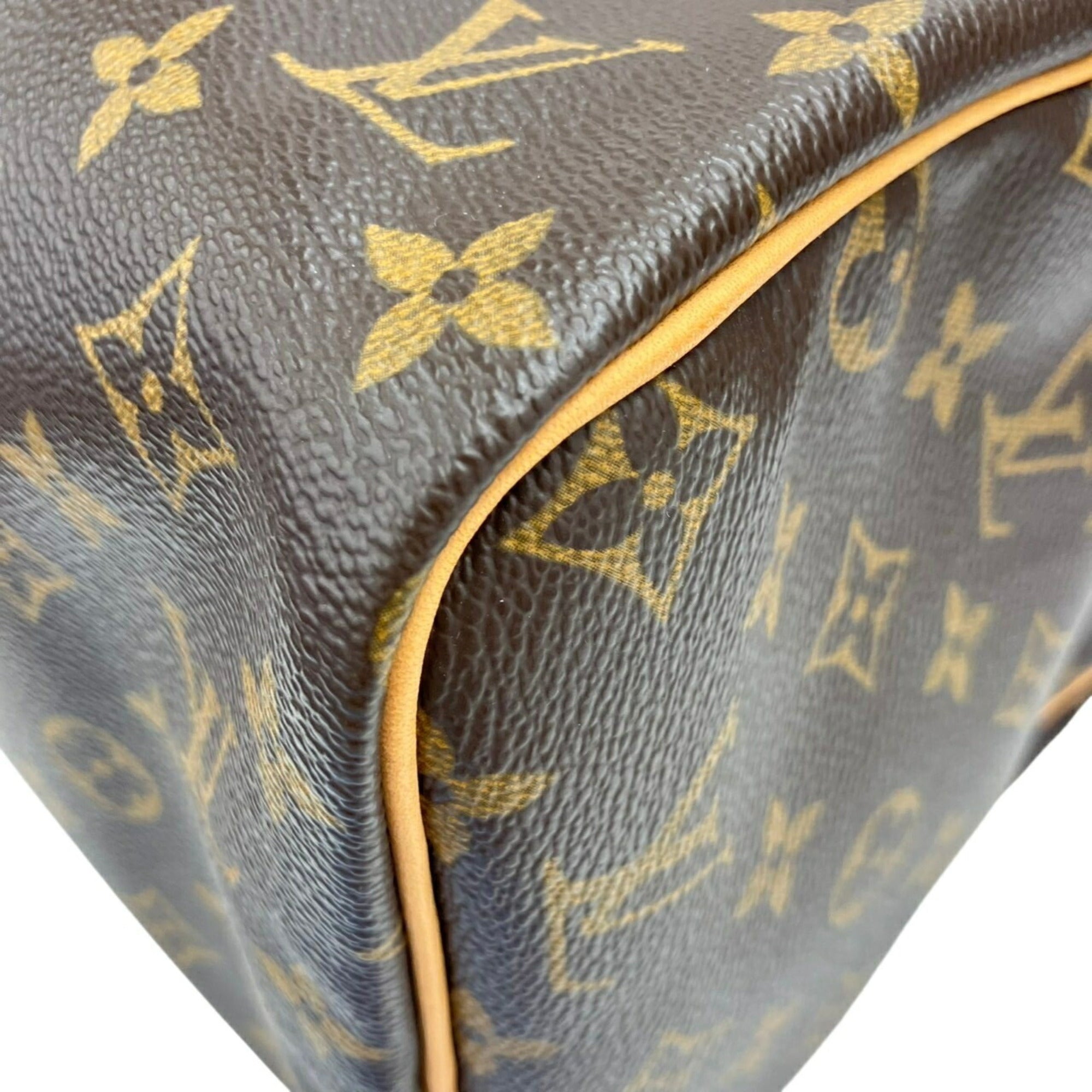 Louis Vuitton Brown Monogram Boston Bag Handbag (Pre-Owned)