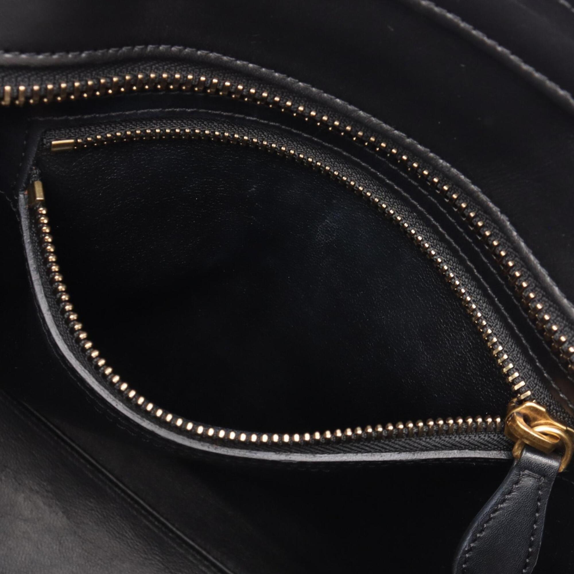 Celine Beige Black Pink Leather Handbag Tote Bag (Pre-Owned)