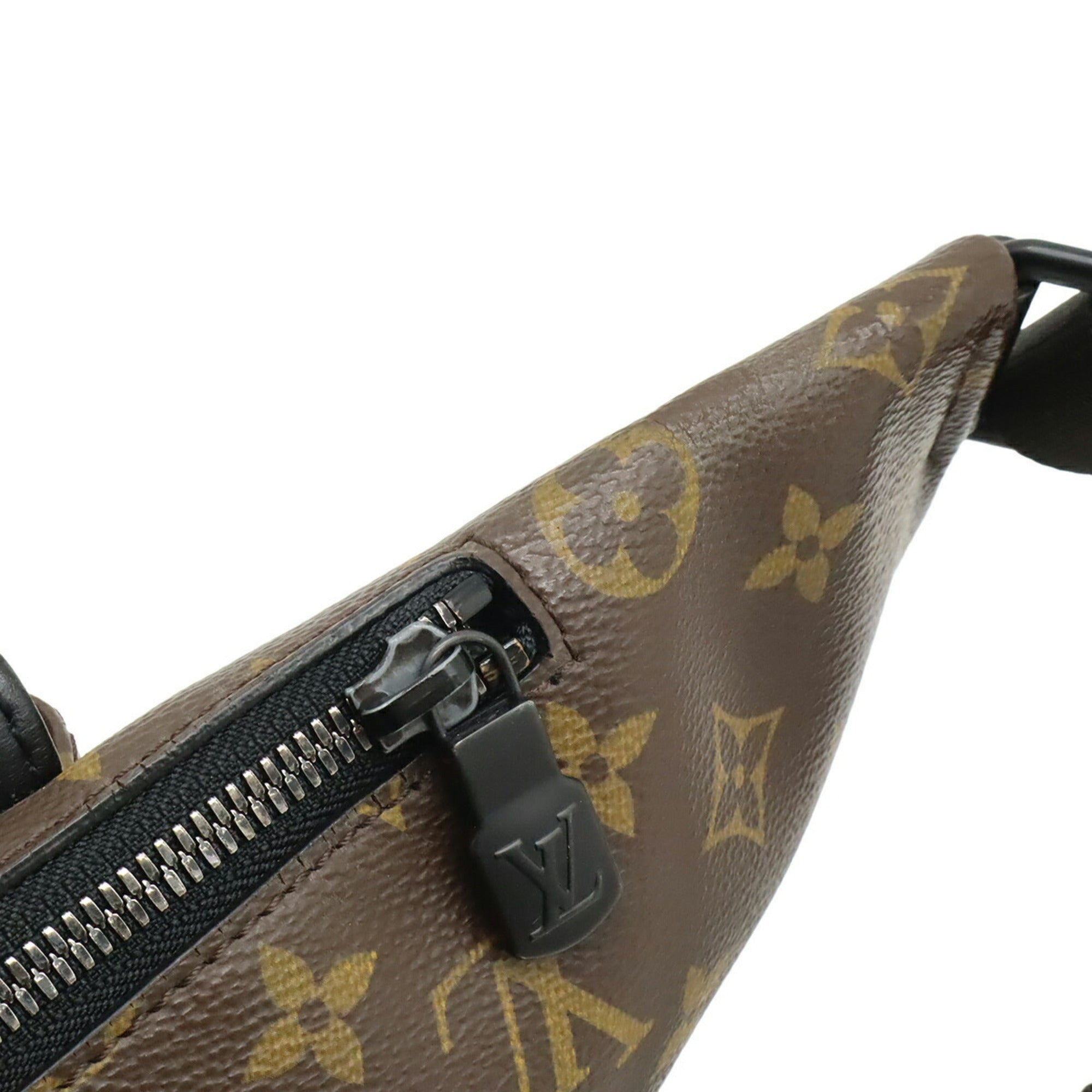 Louis Vuitton Black Brown Monogram Monogram Shoulder Bag Sling Bag (Pre-Owned)