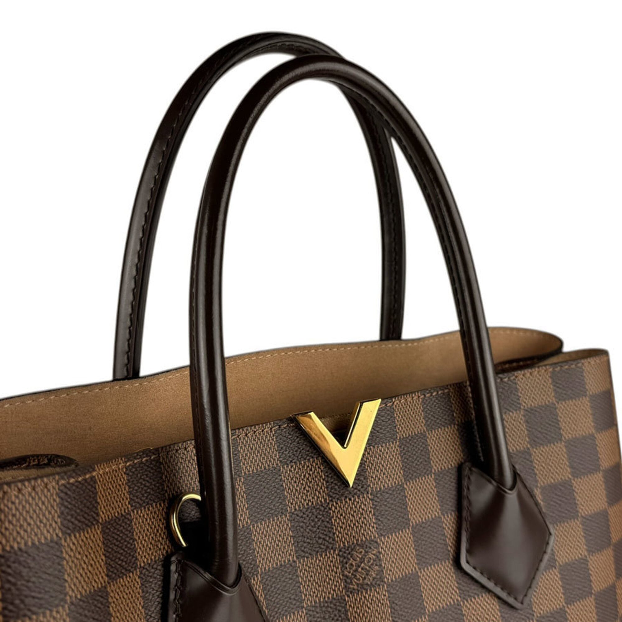 Louis Vuitton Brown Damier Canvas Damier Canvas Handbag (Pre-Owned)