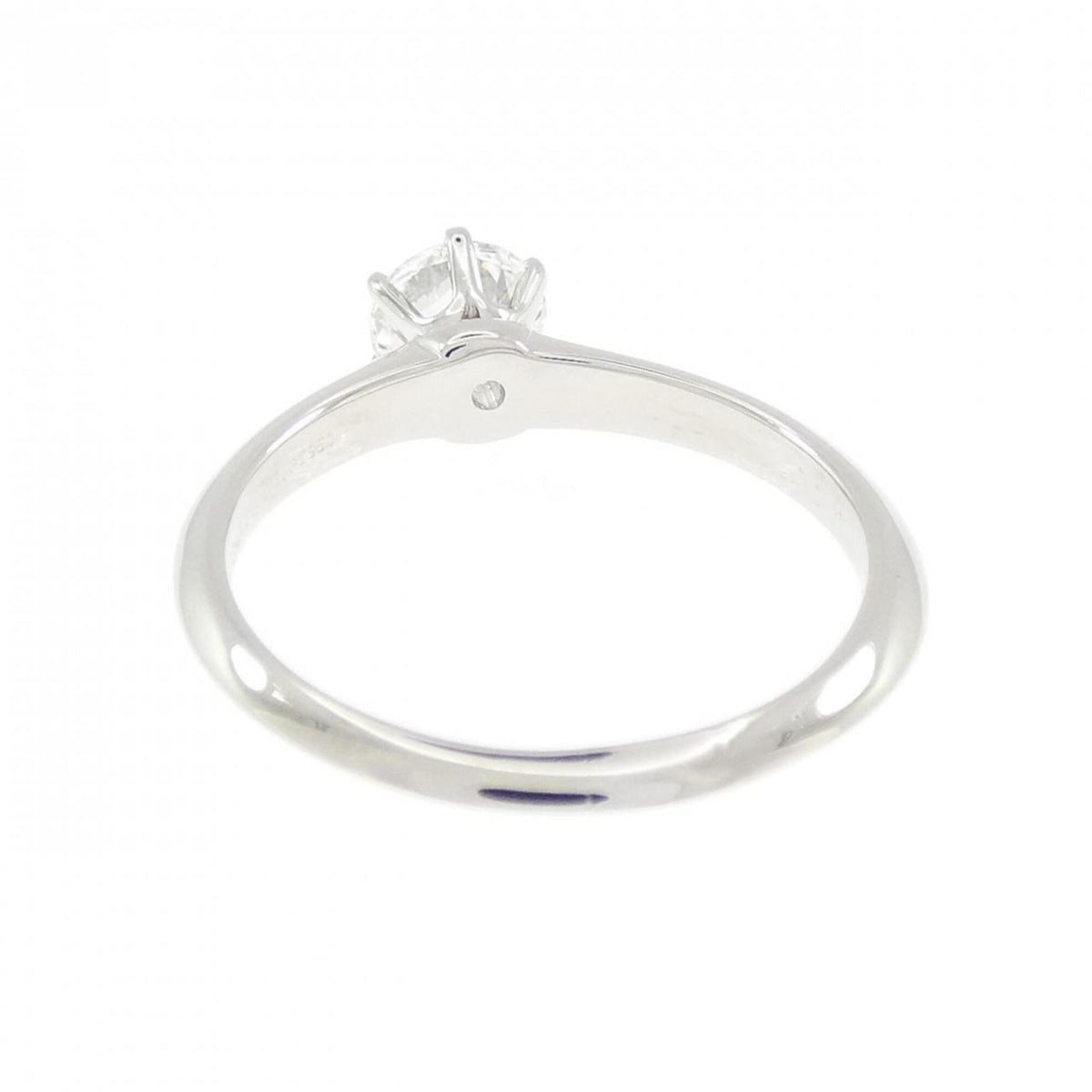 Tiffany Platinum Platinum 950 Band Ring (Pre-Owned)