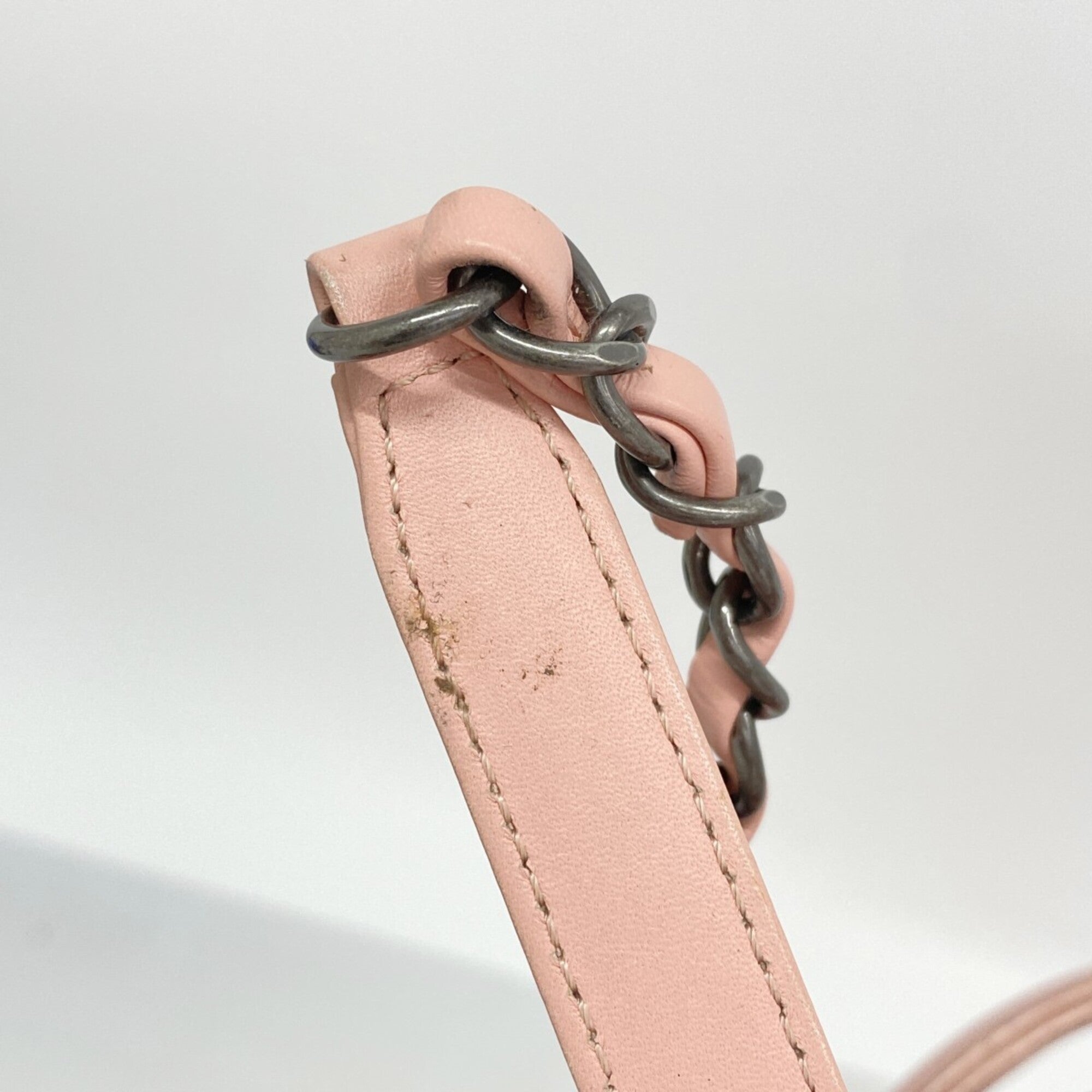 Chanel Pink Grained Calfskin Tote Bag (Pre-Owned)