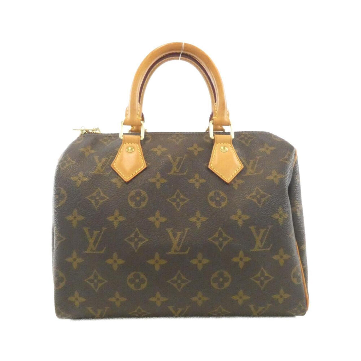 Louis Vuitton Marron Coated Canvas Boston Bag (Pre-Owned)