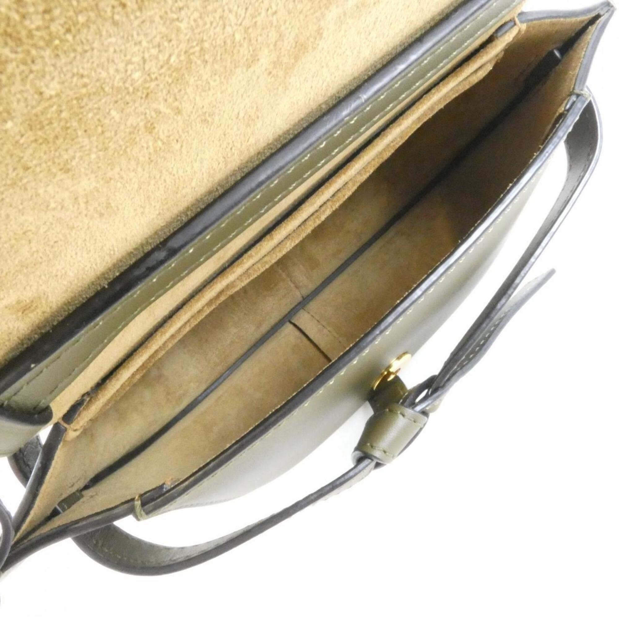 Loewe Green Canvas Shoulder Bag (Pre-Owned)