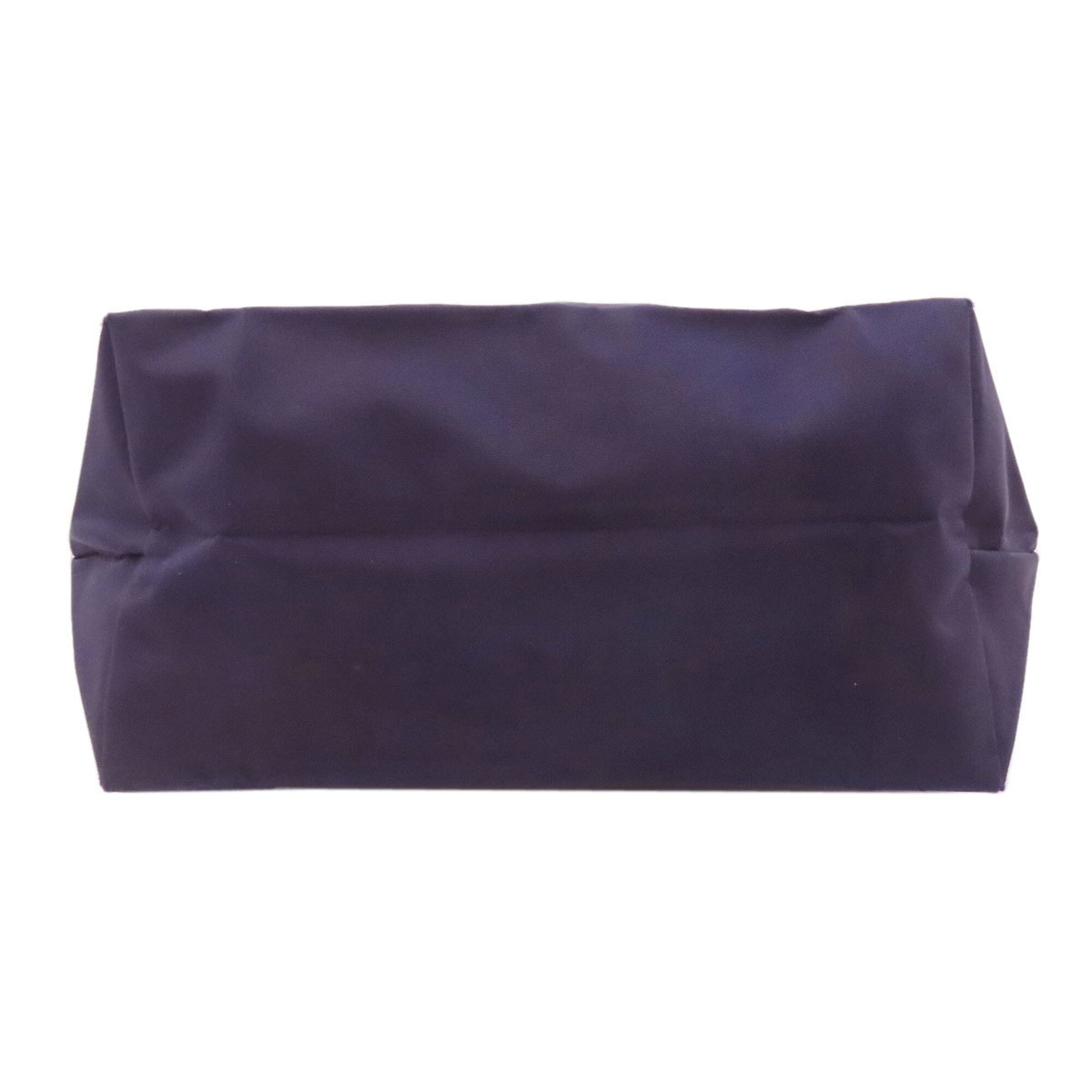 Longchamp Le Pliage Brown Purple Nylon Handbag (Pre-Owned)