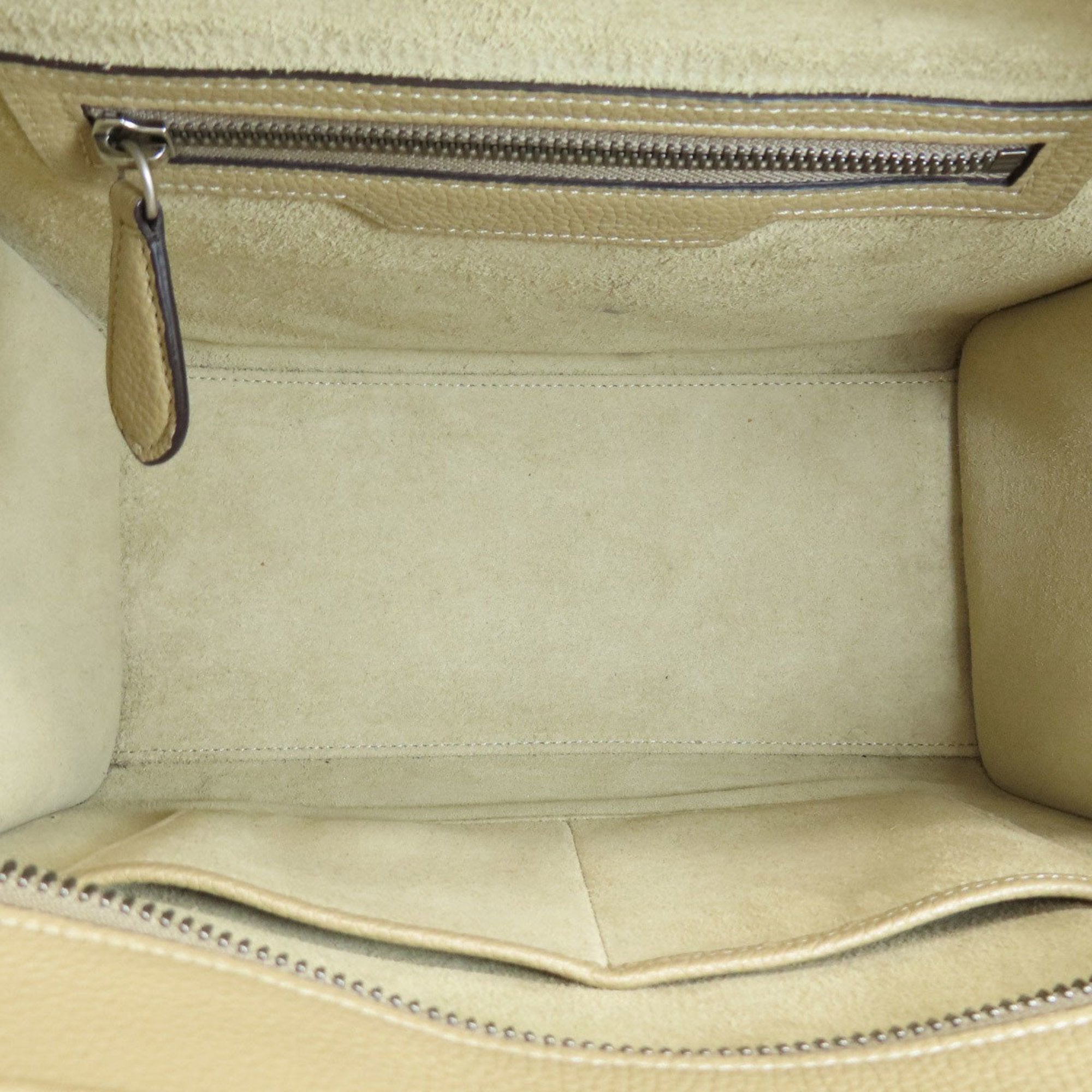Celine Beige Leather Tote Bag (Pre-Owned)