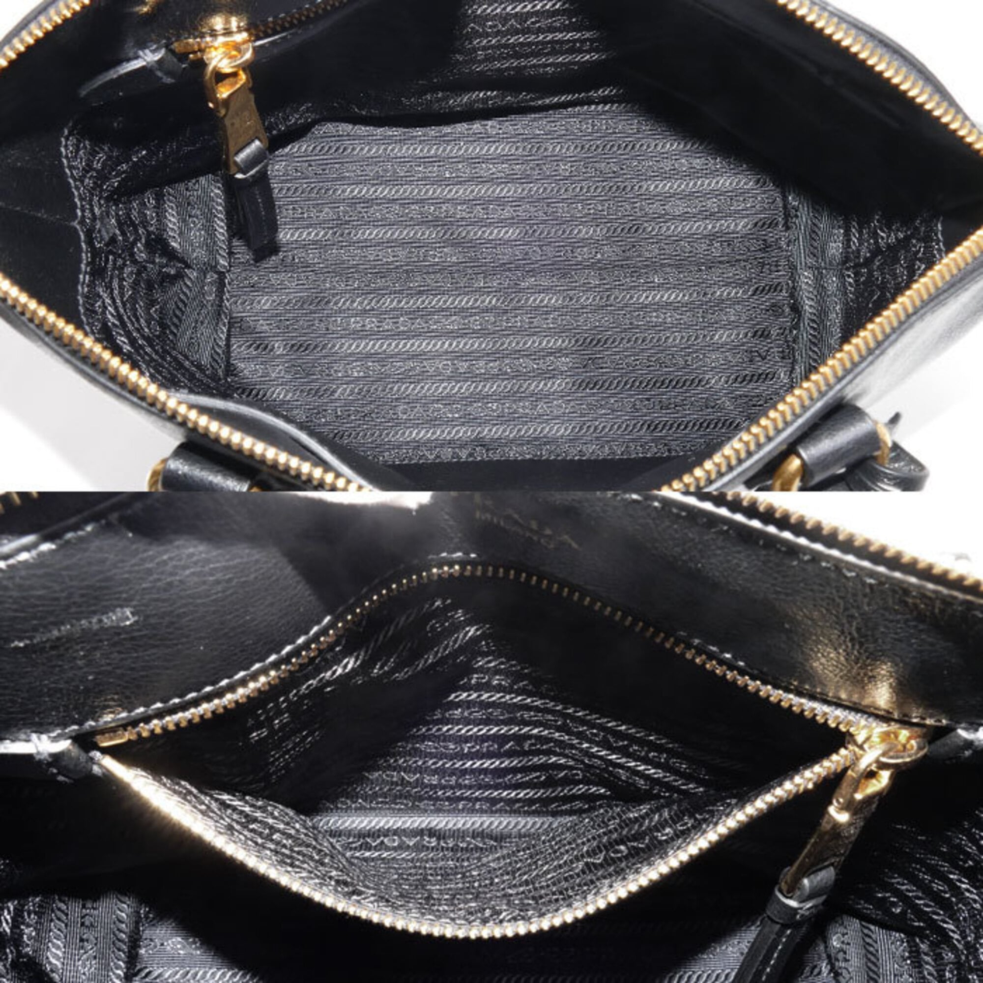Prada Black Leather Shoulder Bag (Pre-Owned)