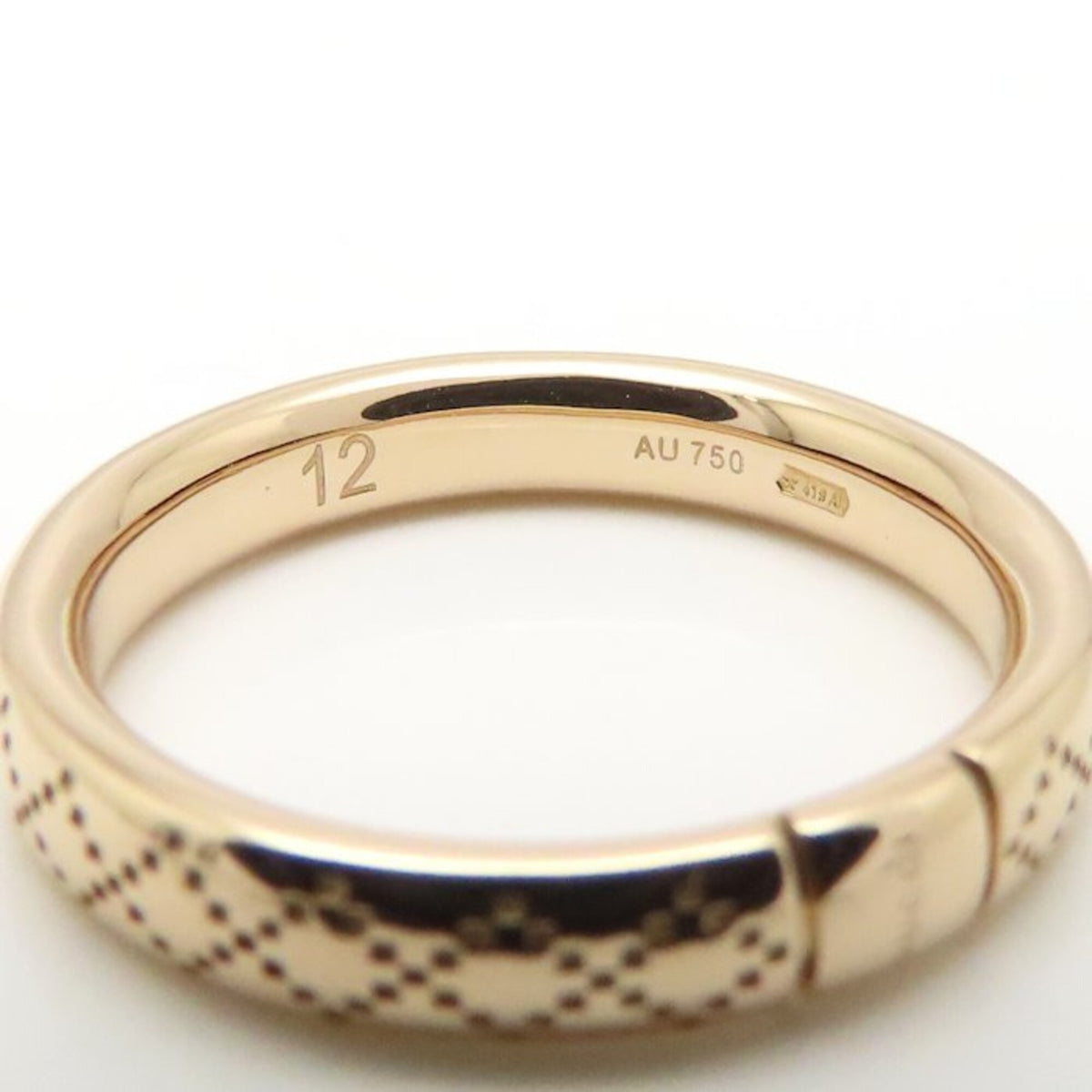 Gucci Pink Gold (18K) Band Ring (Pre-Owned)
