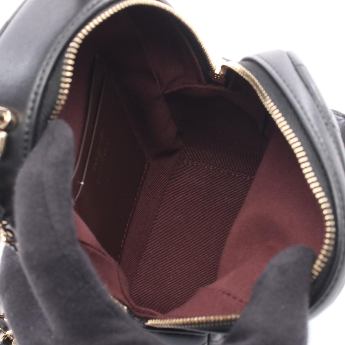 Chanel Black Leather Backpack Handbag (Pre-Owned)