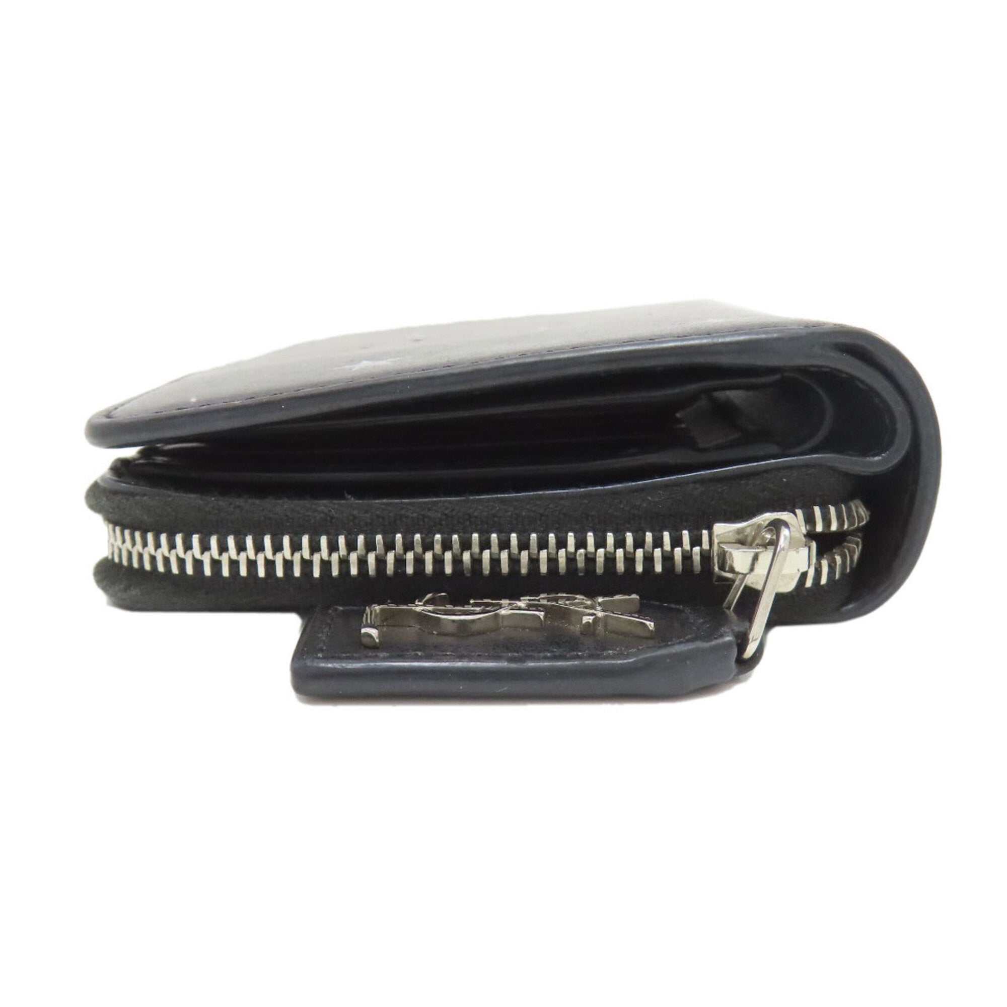 Saint Laurent Black Leather Wallet (Bi-Fold) (Pre-Owned)