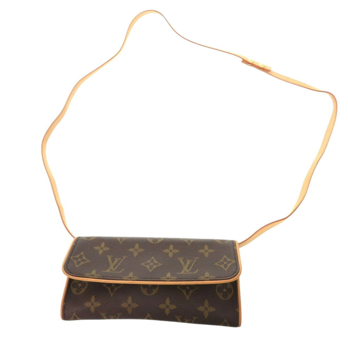 Louis Vuitton Brown Monogram Monogram Pochette Shoulder Bag (Pre-Owned)