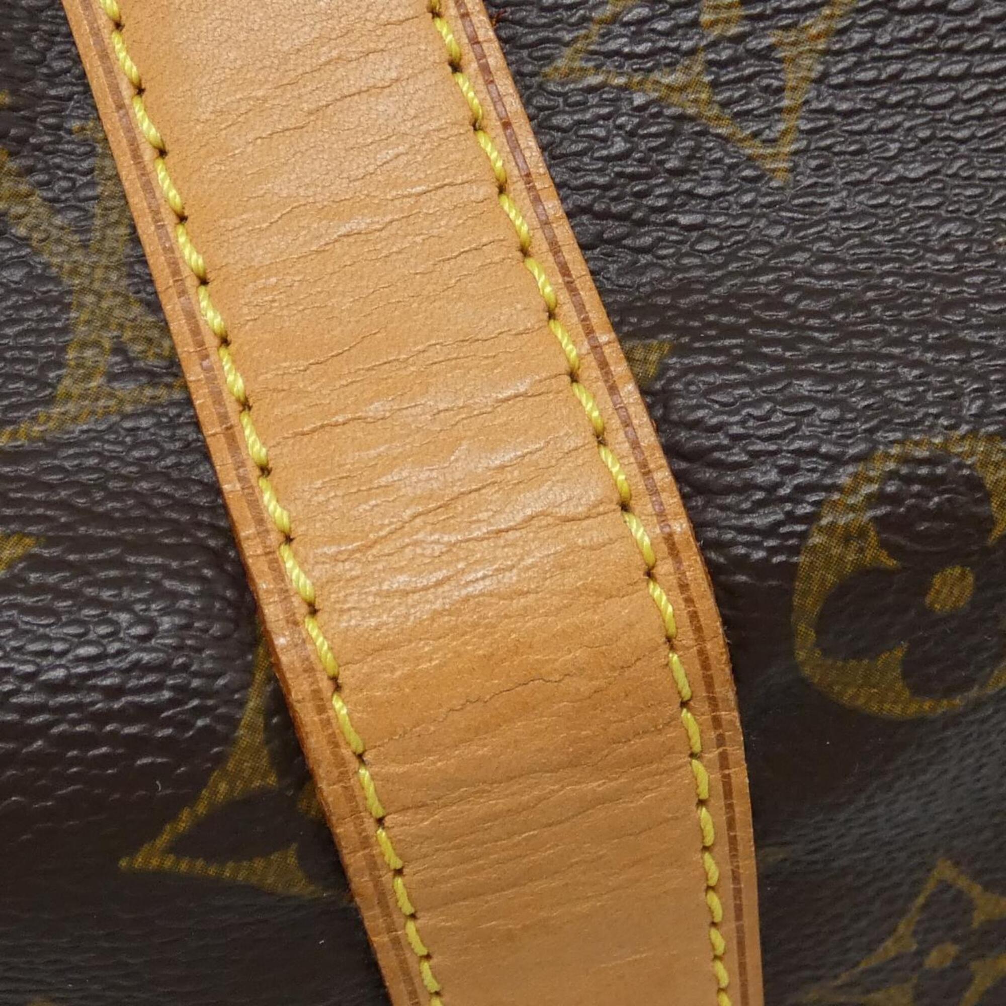 Louis Vuitton Marron Coated Canvas Boston Bag (Pre-Owned)