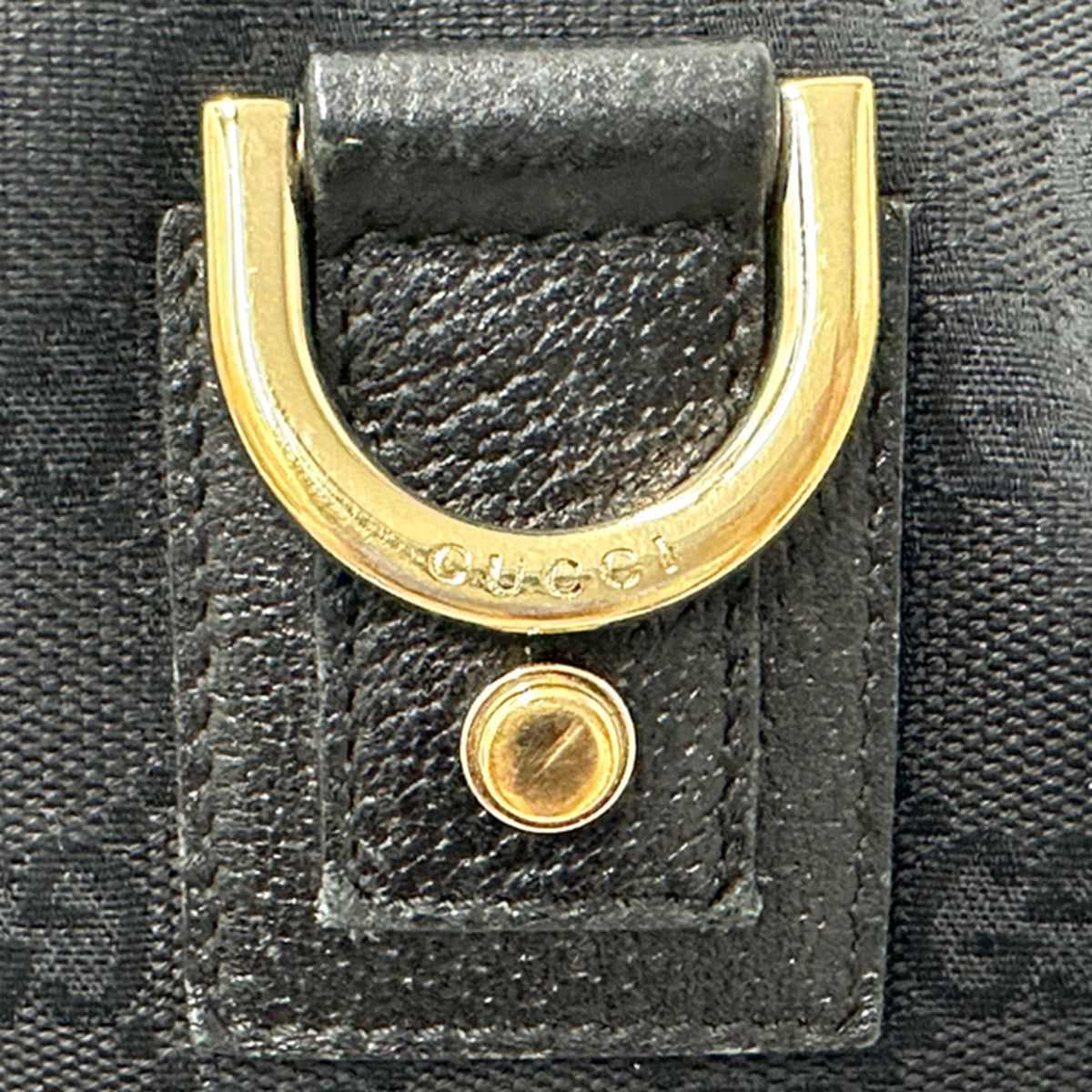 Gucci Black Monotone Gg Canvas Handbag (Pre-Owned)