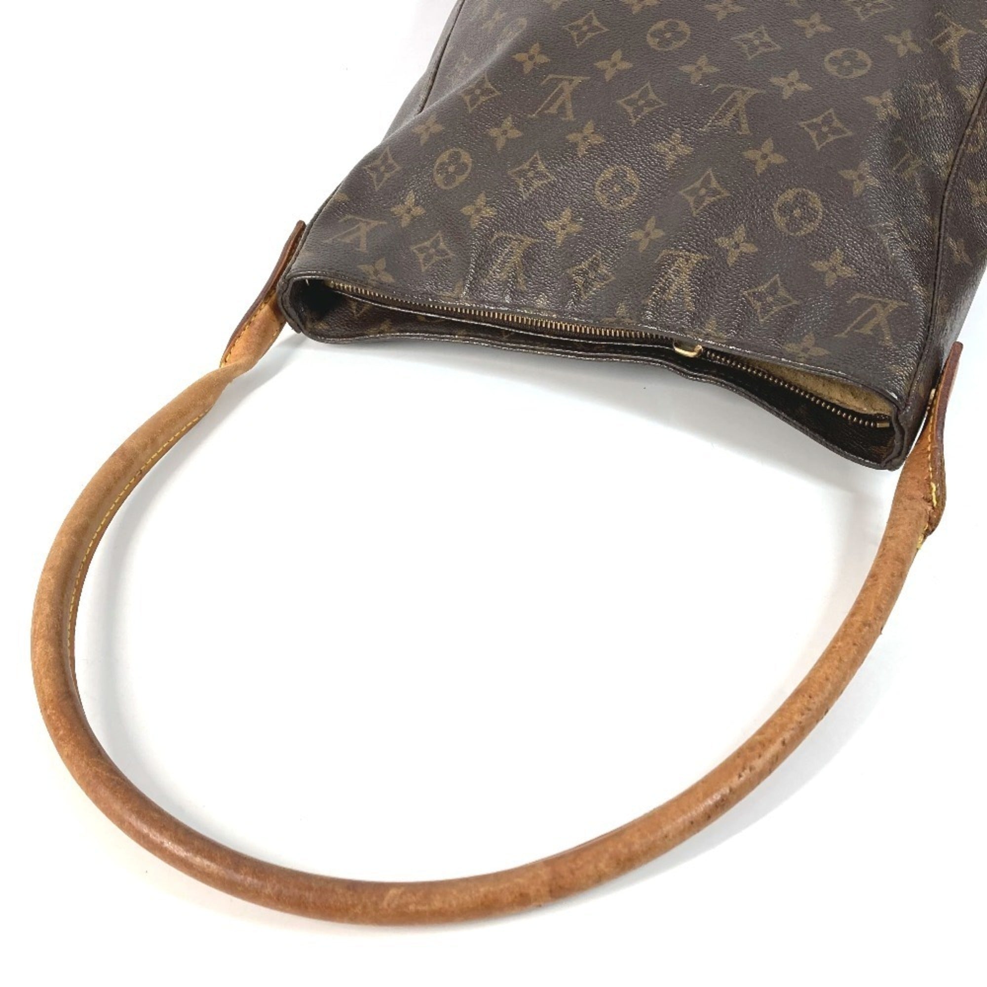 Louis Vuitton Brown Monogram Handbag Shoulder Bag (Pre-Owned)