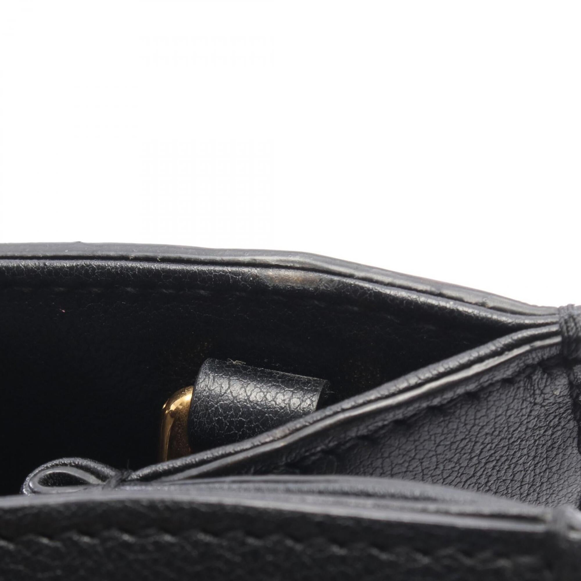 Gucci Black Leather Handbag (Pre-Owned)