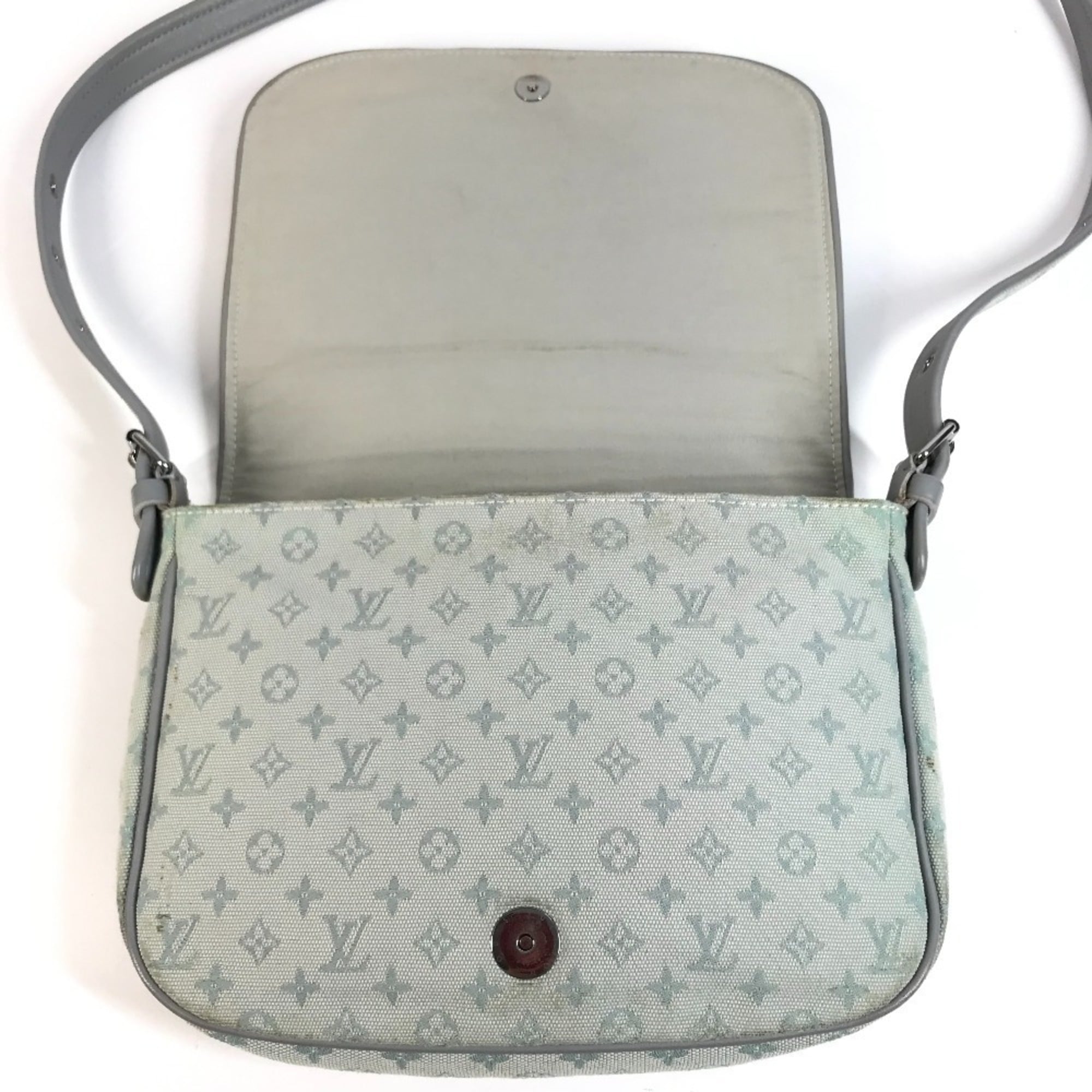 Louis Vuitton Gray Monogram Monogram Mini Pochette Shoulder Bag (Pre-Owned)