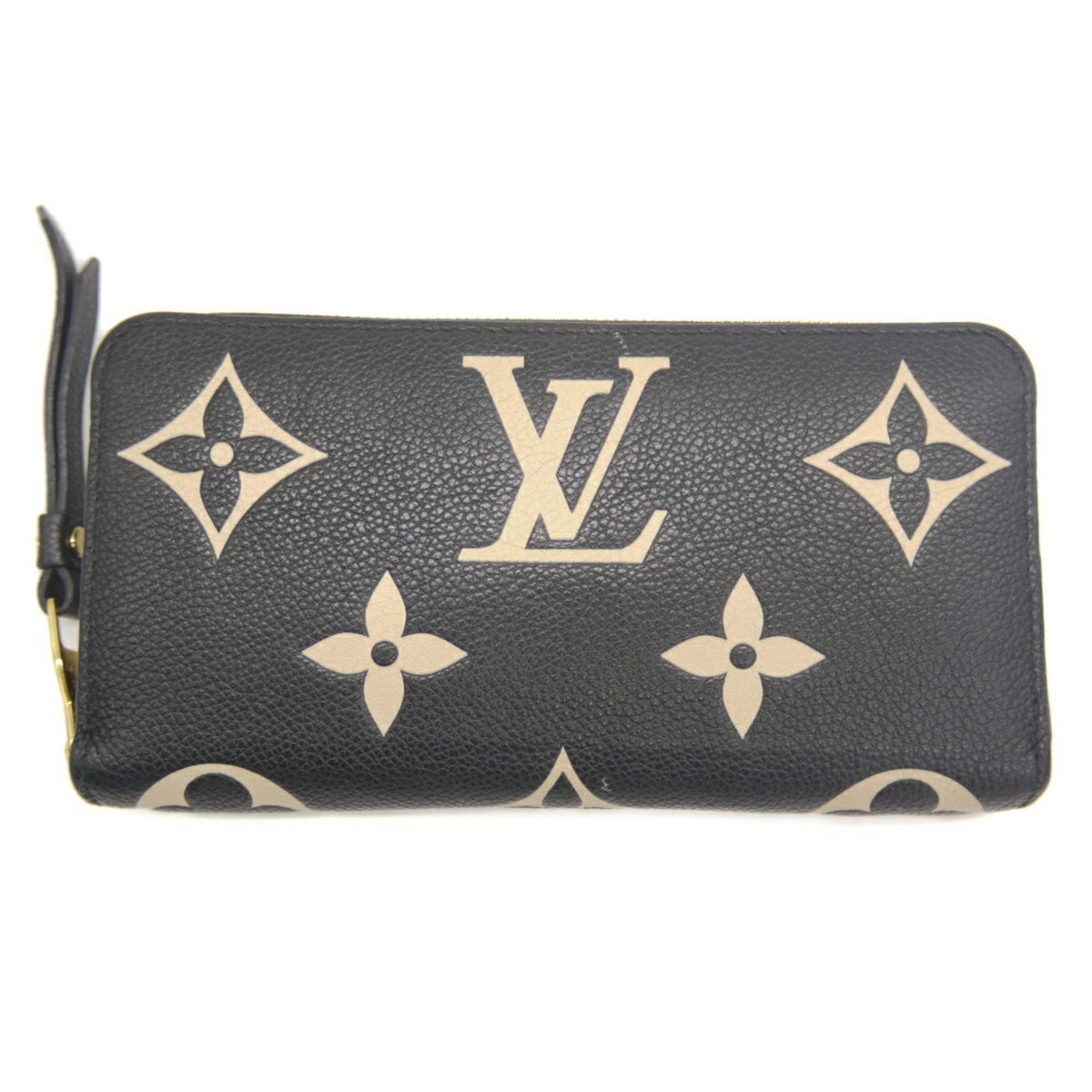 Louis Vuitton Monogram Empreinte Beige Black Monogram Empreinte Long Wallet (Bi-Fold) (Pre-Owned)