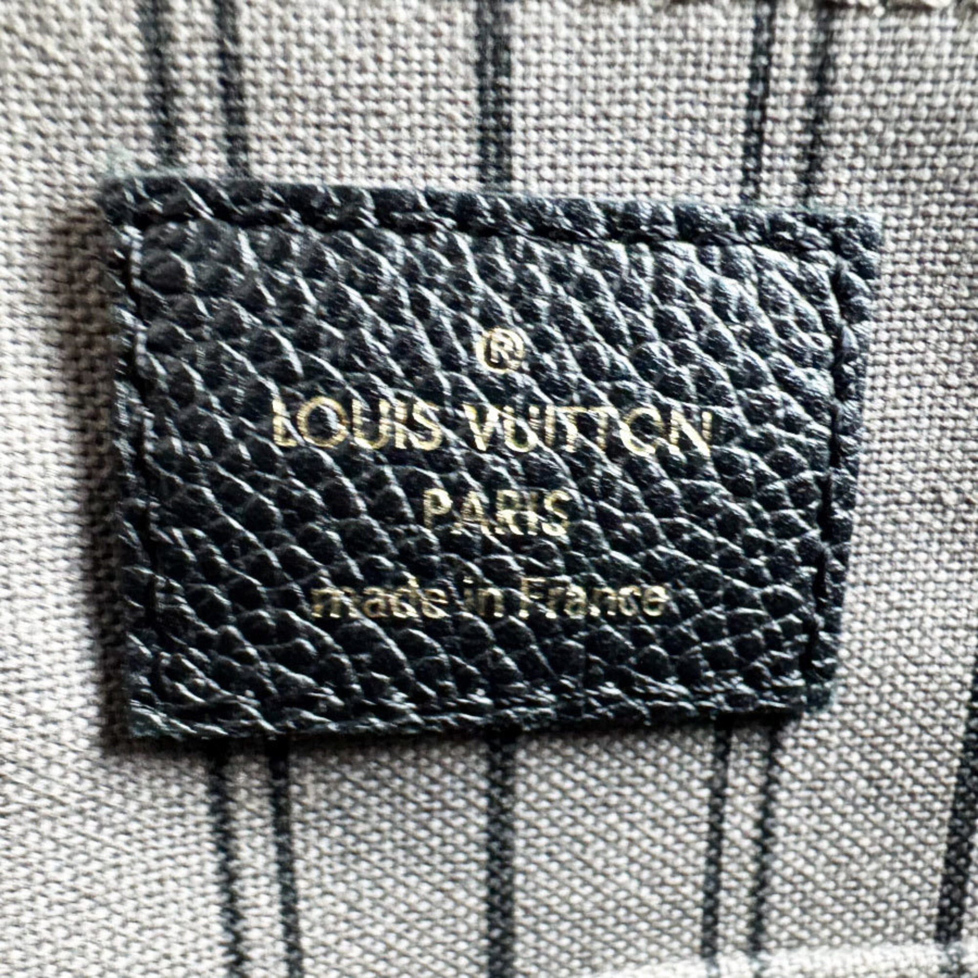 Louis Vuitton Noir Monogram Empreinte Handbag Shoulder Bag (Pre-Owned)