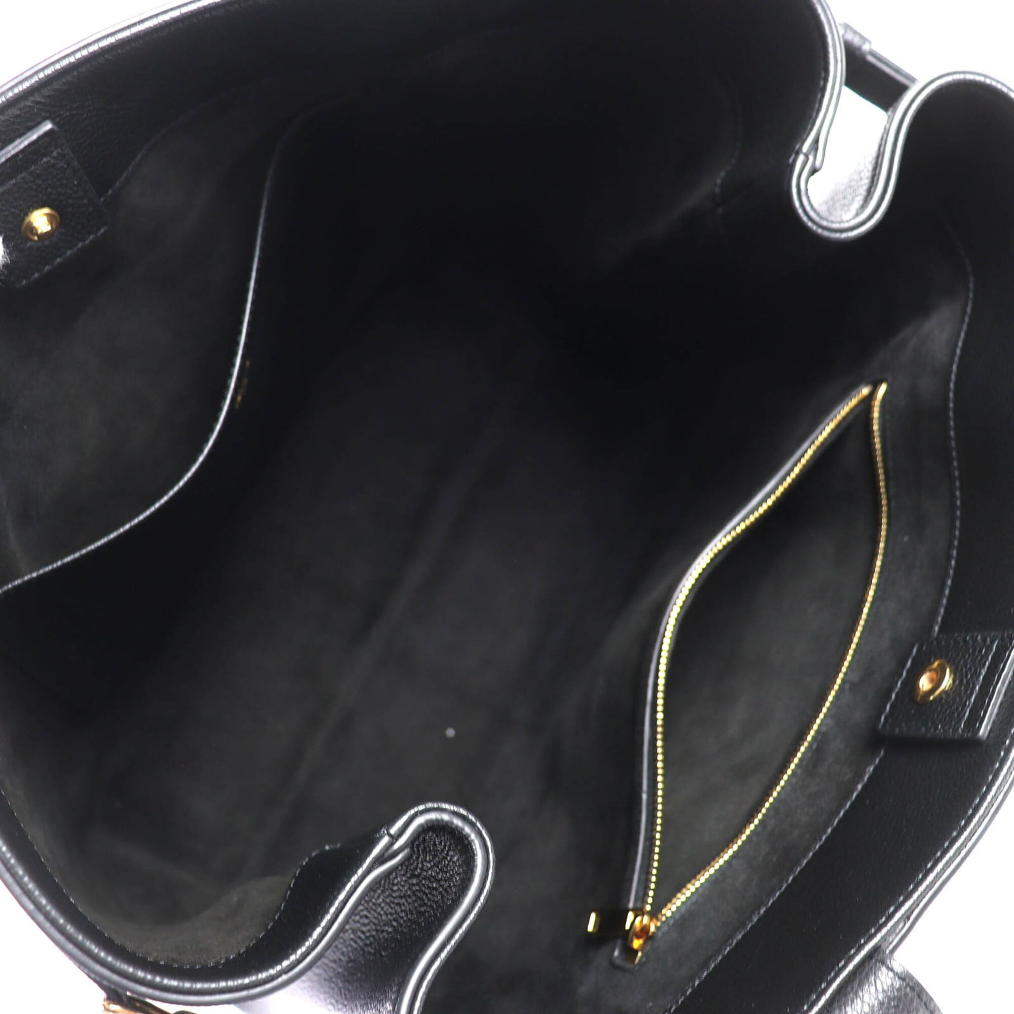 Celine Cabas Black Leather Tote Bag (Pre-Owned)