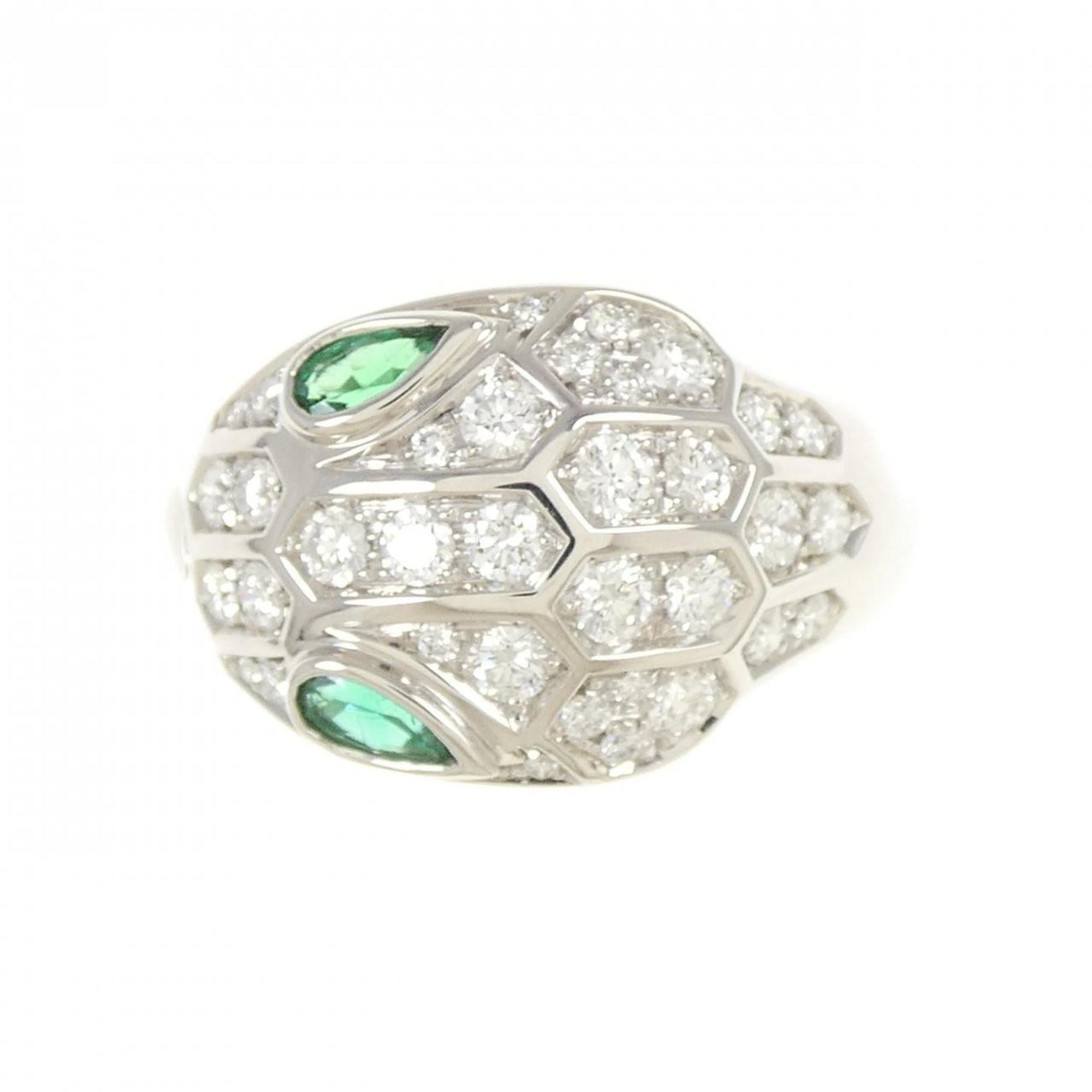 Bvlgari Serpenti White Gold (18K) Band Ring (Pre-Owned)
