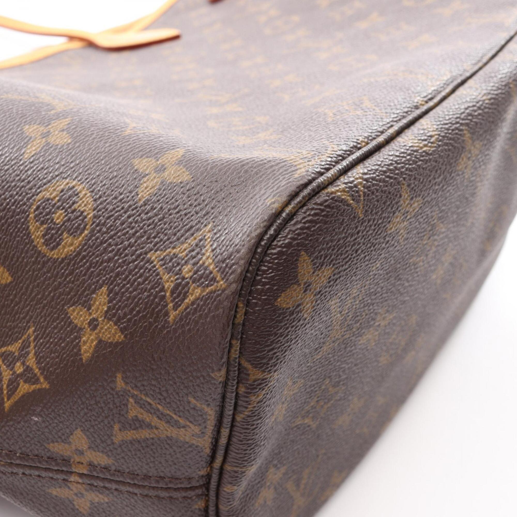 Louis Vuitton Brown Pvc Leather Handbag Tote Bag (Pre-Owned)
