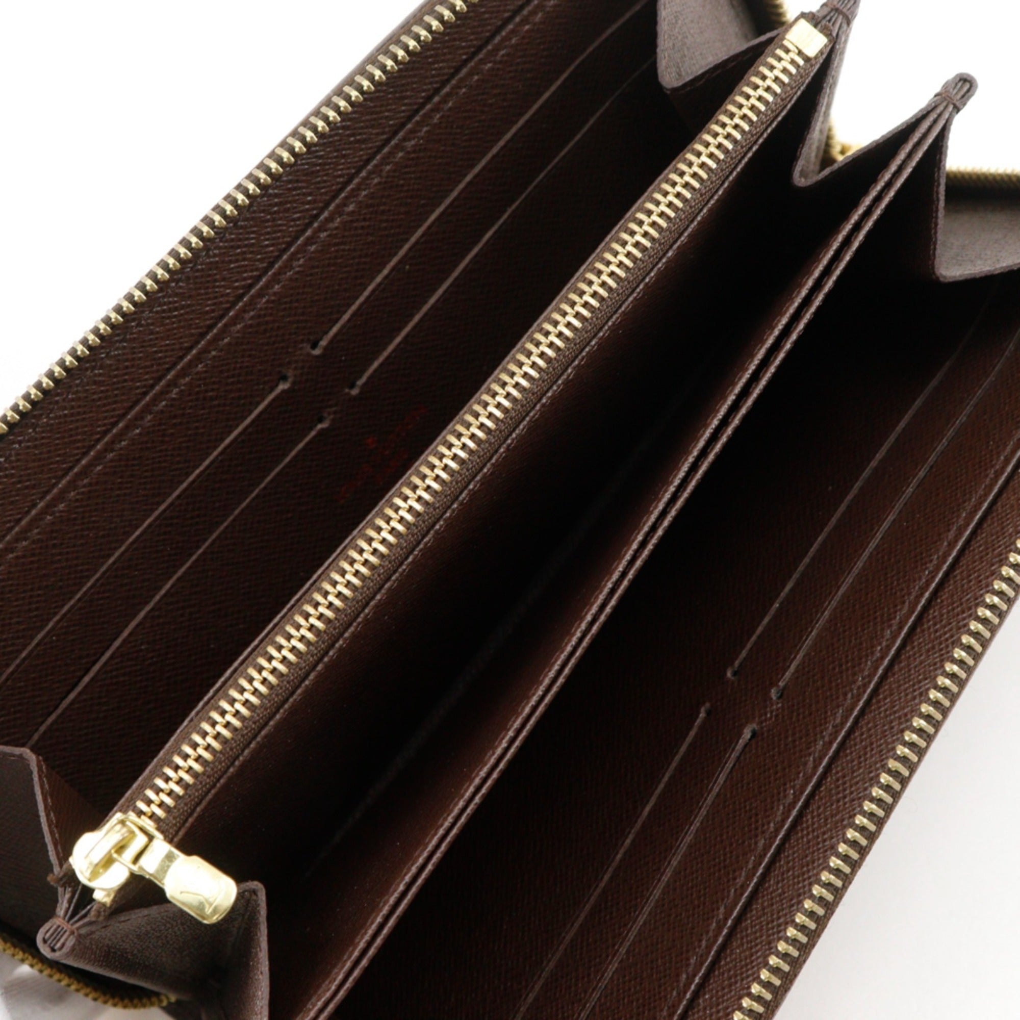 Louis Vuitton Brown Ebene Galle Damier Canvas Long Wallet (Bi-Fold) (Pre-Owned)
