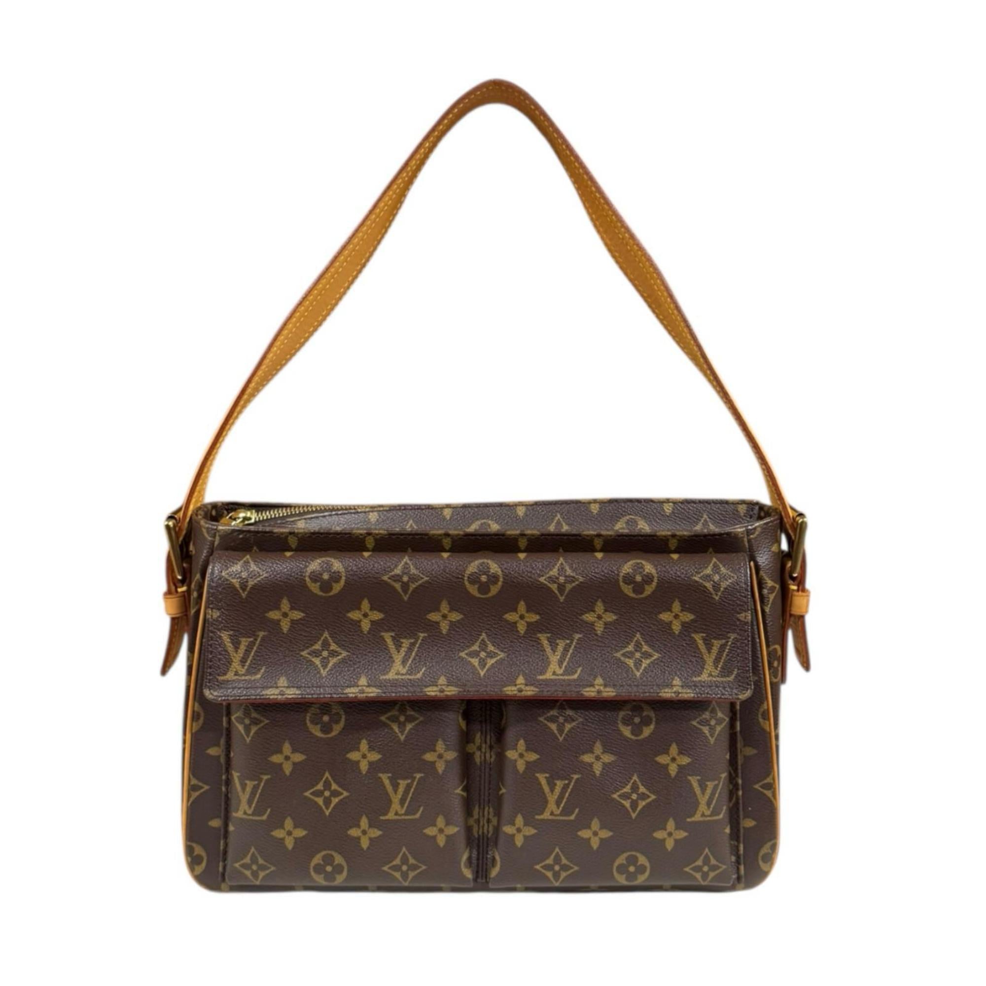 Louis Vuitton Brown Monogram Shoulder Bag (Pre-Owned)