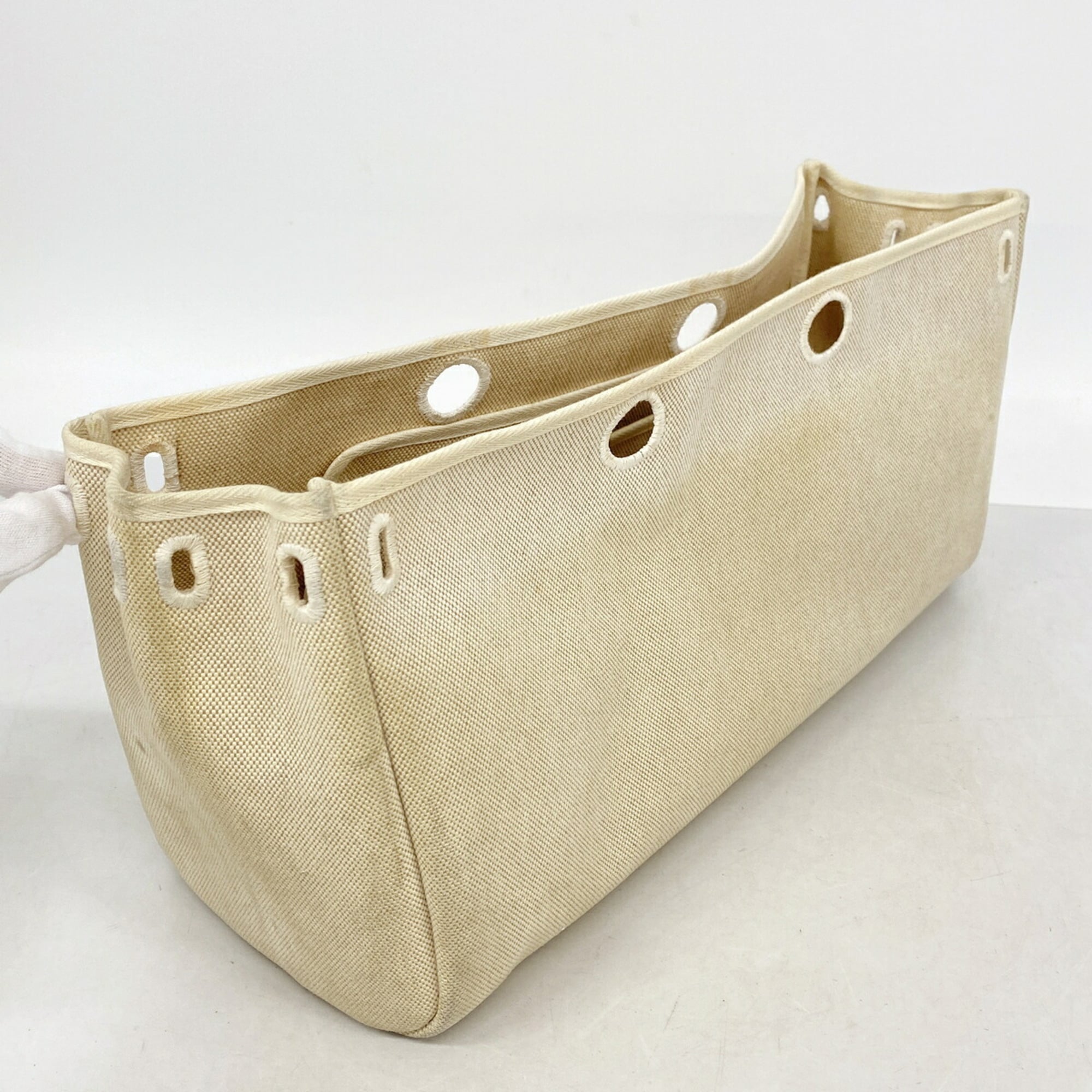 Hermes Natural Toile H Tote Bag (Pre-Owned)
